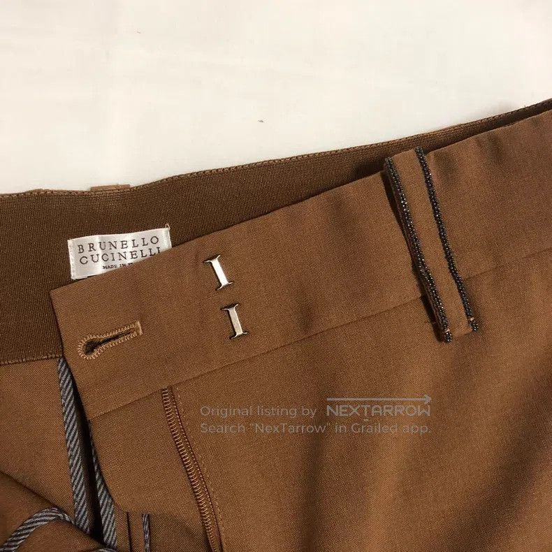 Brunello Cucinelli Brunello Cucinelli Suit Trousers Size 26" / US 2 / IT 38 - 2 Thumbnail