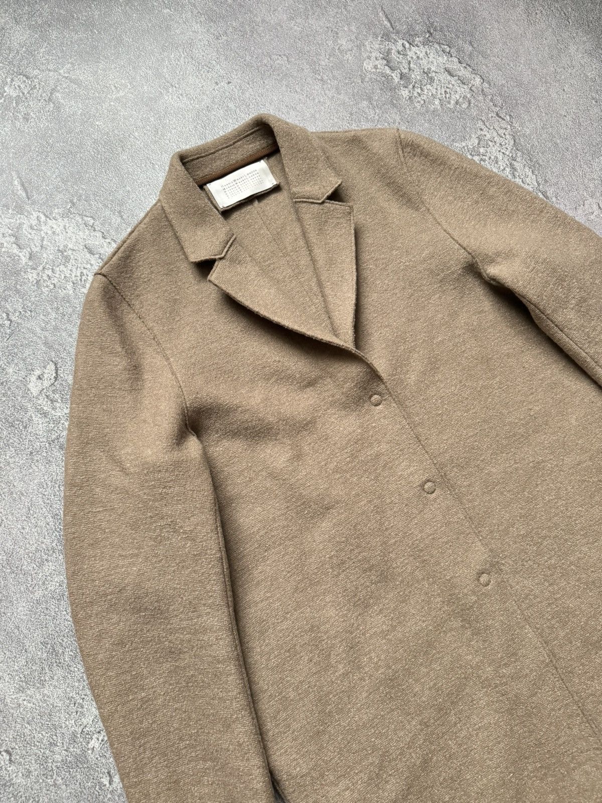Harris Wharf London Harris Wharf London IT44 A1301MLK coat wool jacket button up Size M / US 6-8 / IT 42-44 - 7 Thumbnail