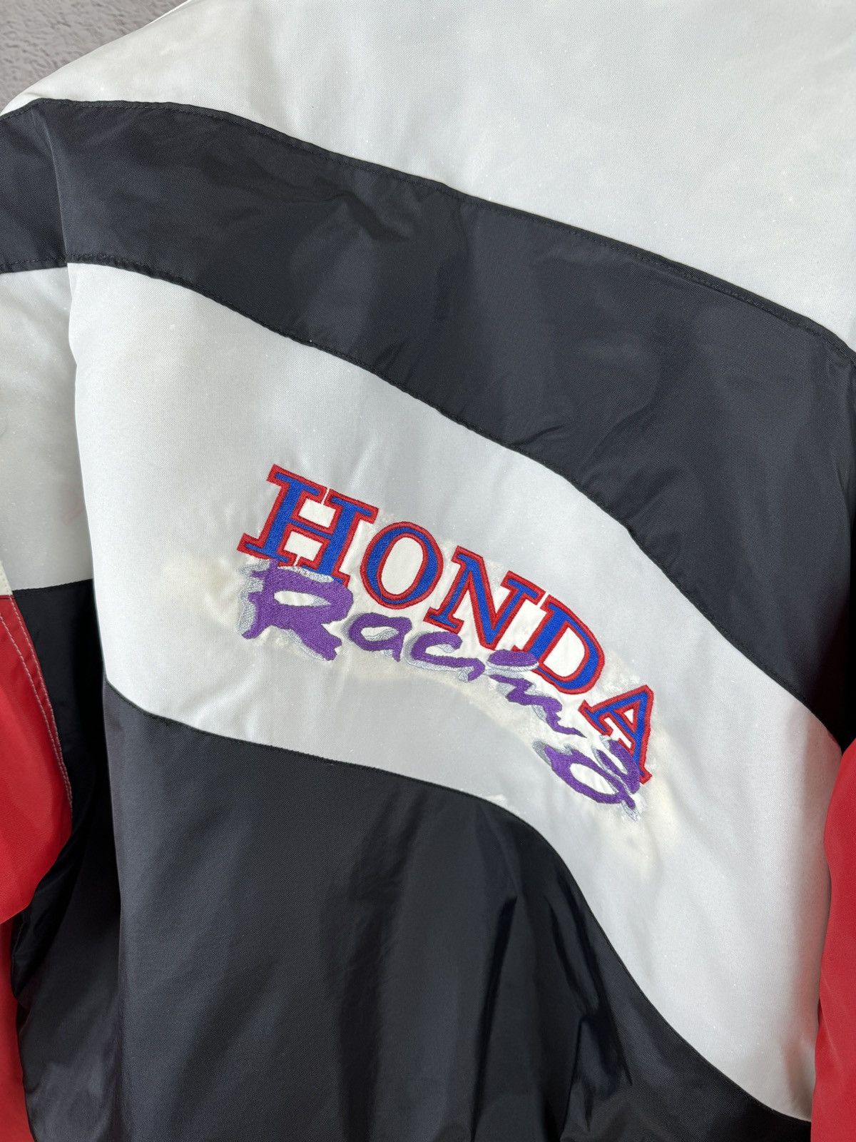 Honda Honda vintage big logo racing faded jacket Size US XXL / EU 58 / 5 - 13 Thumbnail