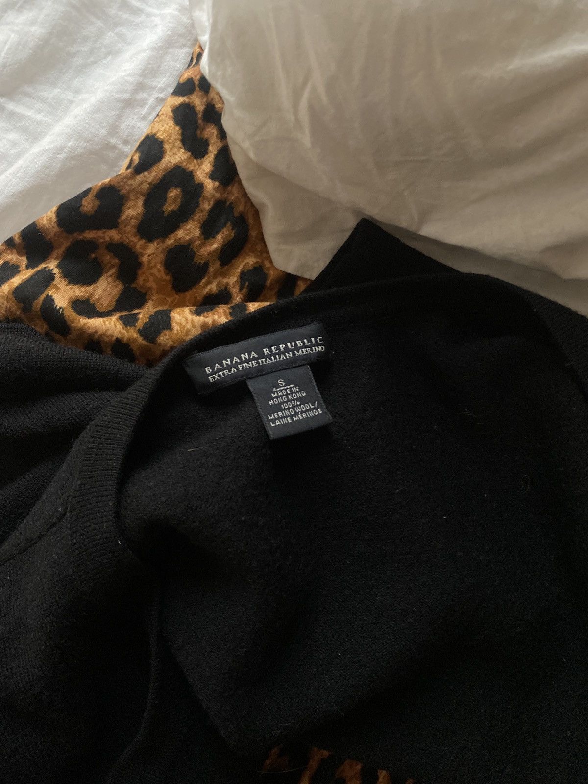 Vintage Vintage black merino wool cardigan Size S / US 4 / IT 40 - 4 Thumbnail