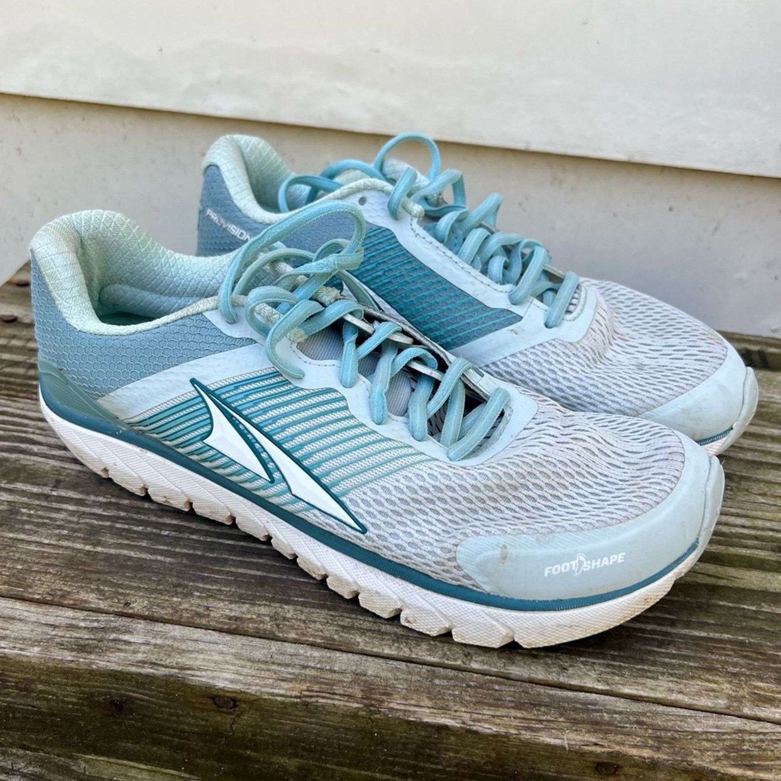 Altra Provision 4.0 Ice Blue Zero Drop Running Shoes Size 8, Women's