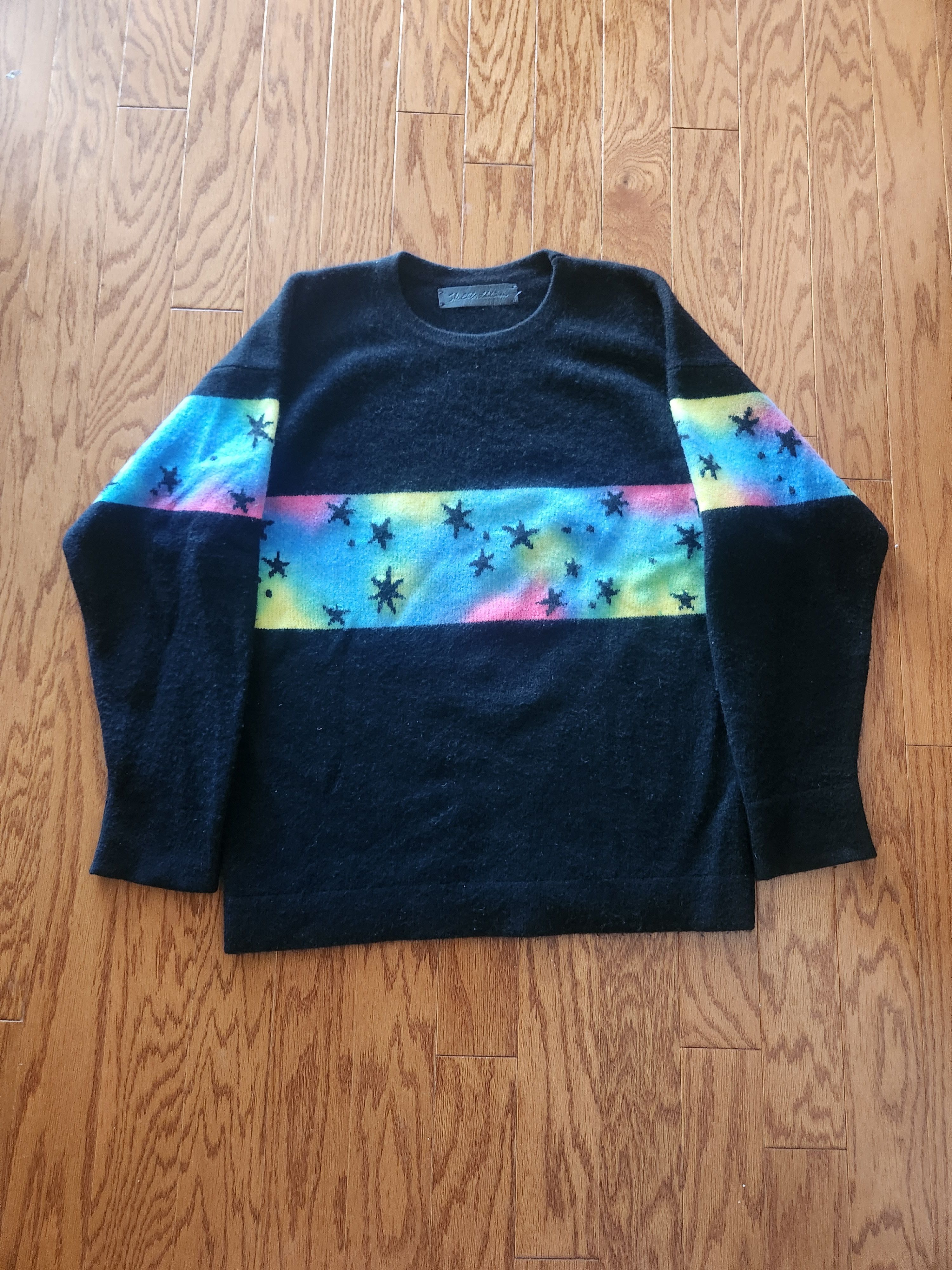 The Elder Statesman Handpainted Cashmere Sweater Size US L / EU 52-54 / 3 - 1 Thumbnail