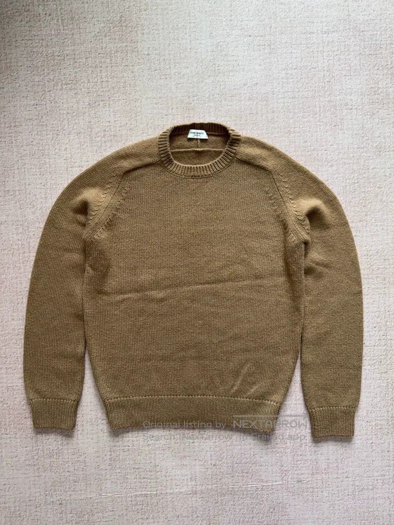 Saint Laurent Paris Saint Laurent Paris Camel Color Wool Sweater, Men's Size US M / EU 48-50 / 2 - 1 Thumbnail