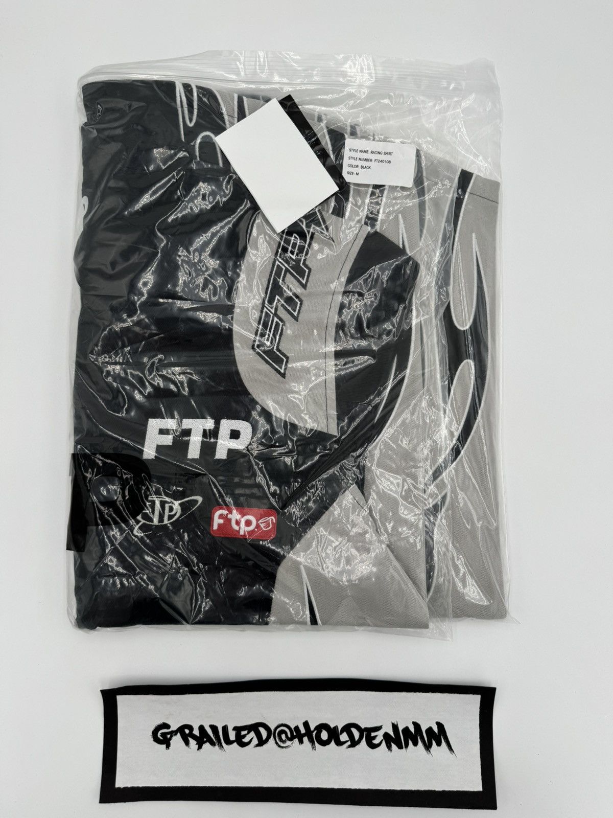 Fuck The Population FTP Raceway Button Up Shirt Black Size US M / EU 48-50 / 2 - 4 Thumbnail
