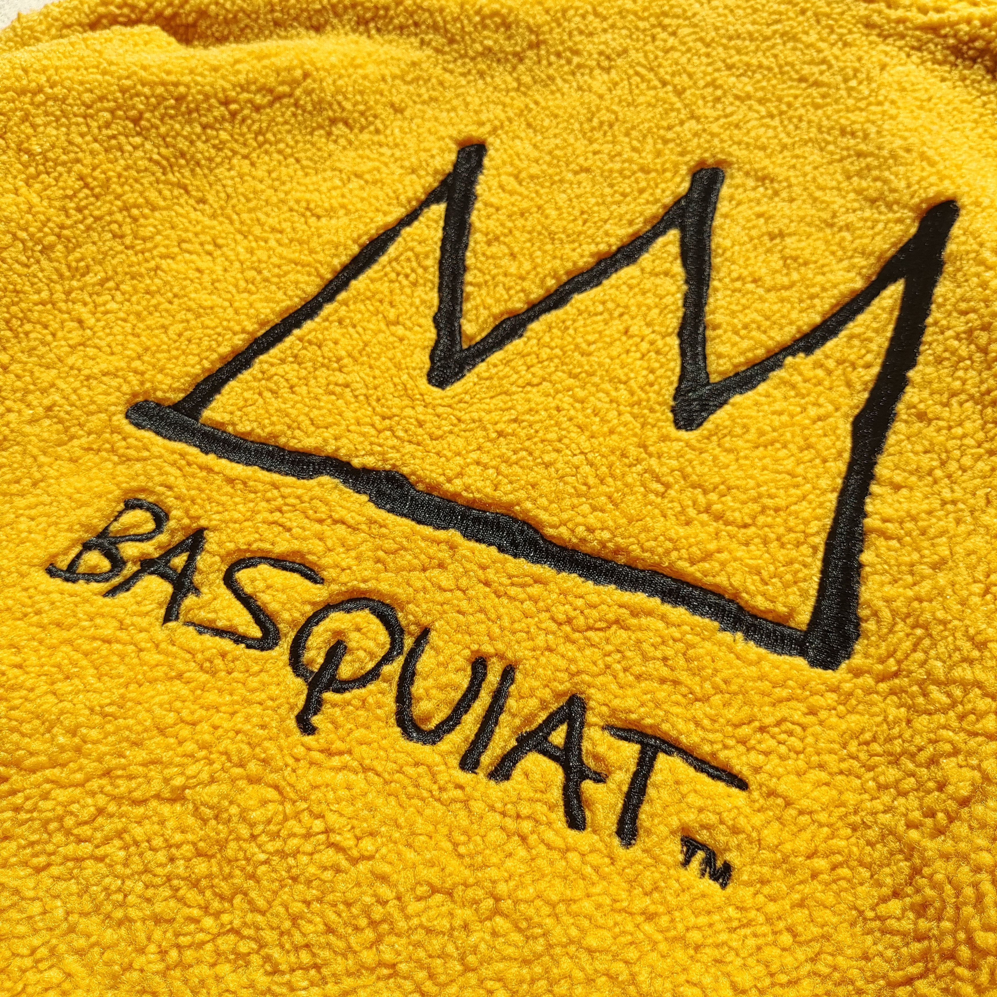 Jean-Michel Basquiat JMB x CLRIDE.n Yellow Sherpa Pullover Hoodie The Crown Logo Size US S / EU 44-46 / 1 - 3 Thumbnail