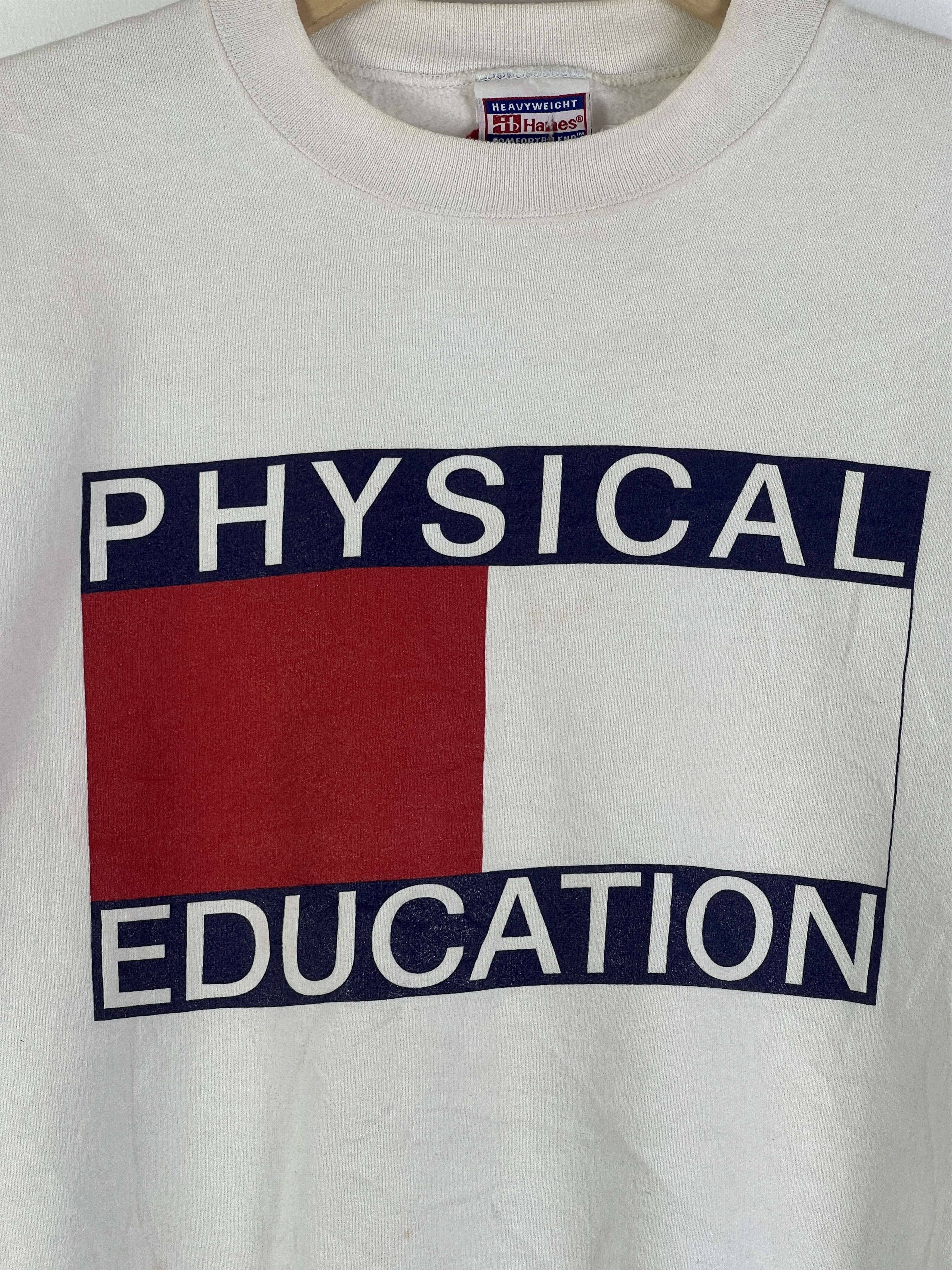 Vintage No.5112 Vintage 90s Physical Education Graphic Sweatshirt Size US M / EU 48-50 / 2 - 2 Thumbnail