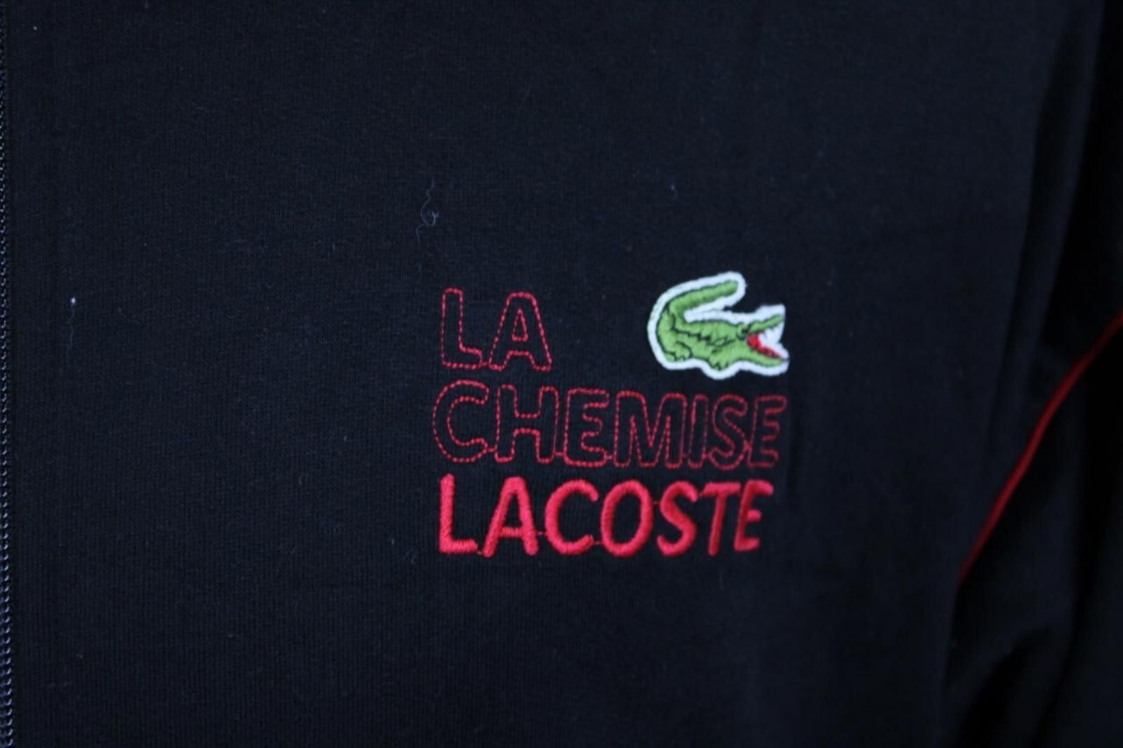 Lacoste La Chemise Lacoste Black Full Zip Track Jacket Size 3 / S Size US M / EU 48-50 / 2 - 3 Thumbnail