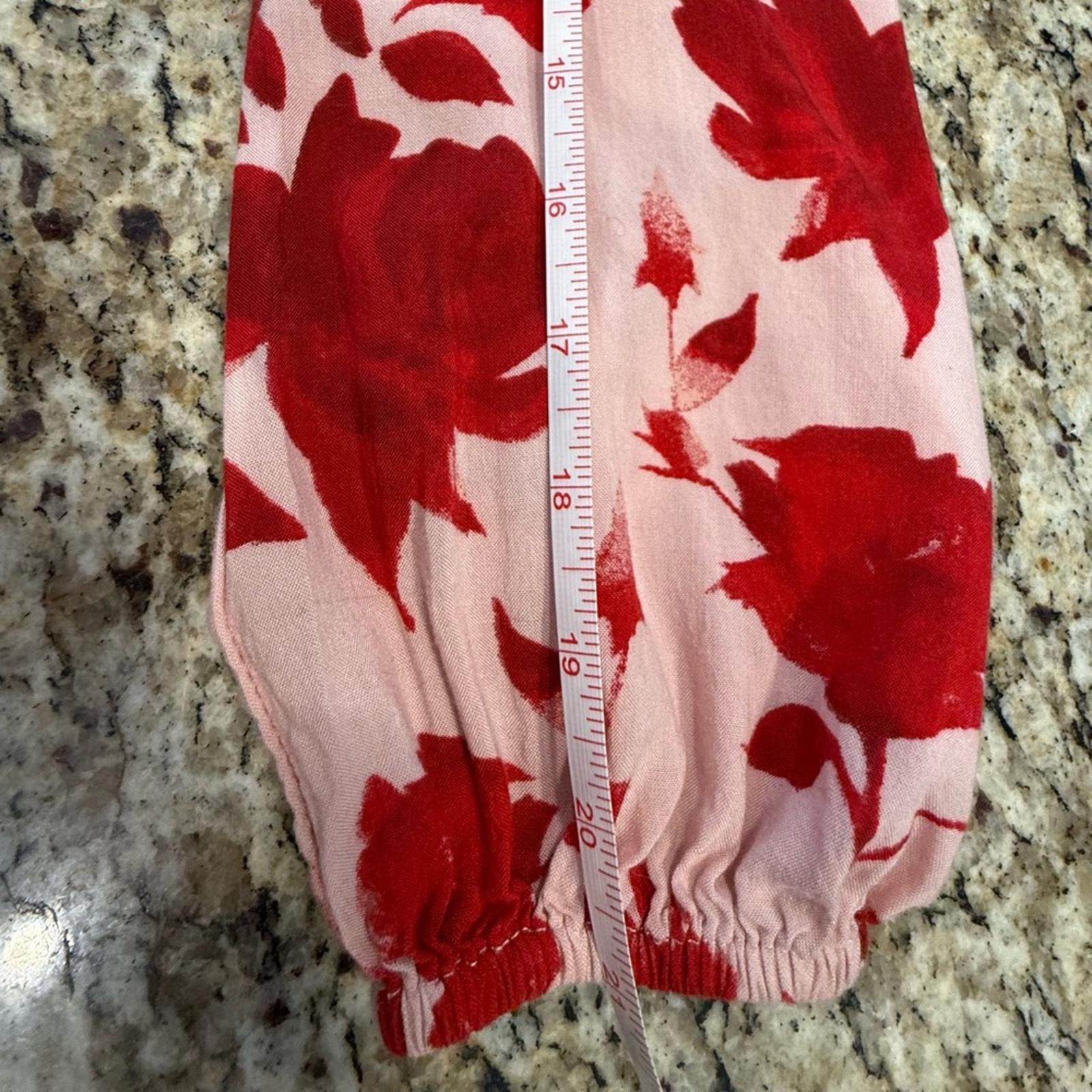 Other Matilda Jane floral pink & red rose boho ruffled top SZ SM Size S / US 4 / IT 40 - 11 Thumbnail