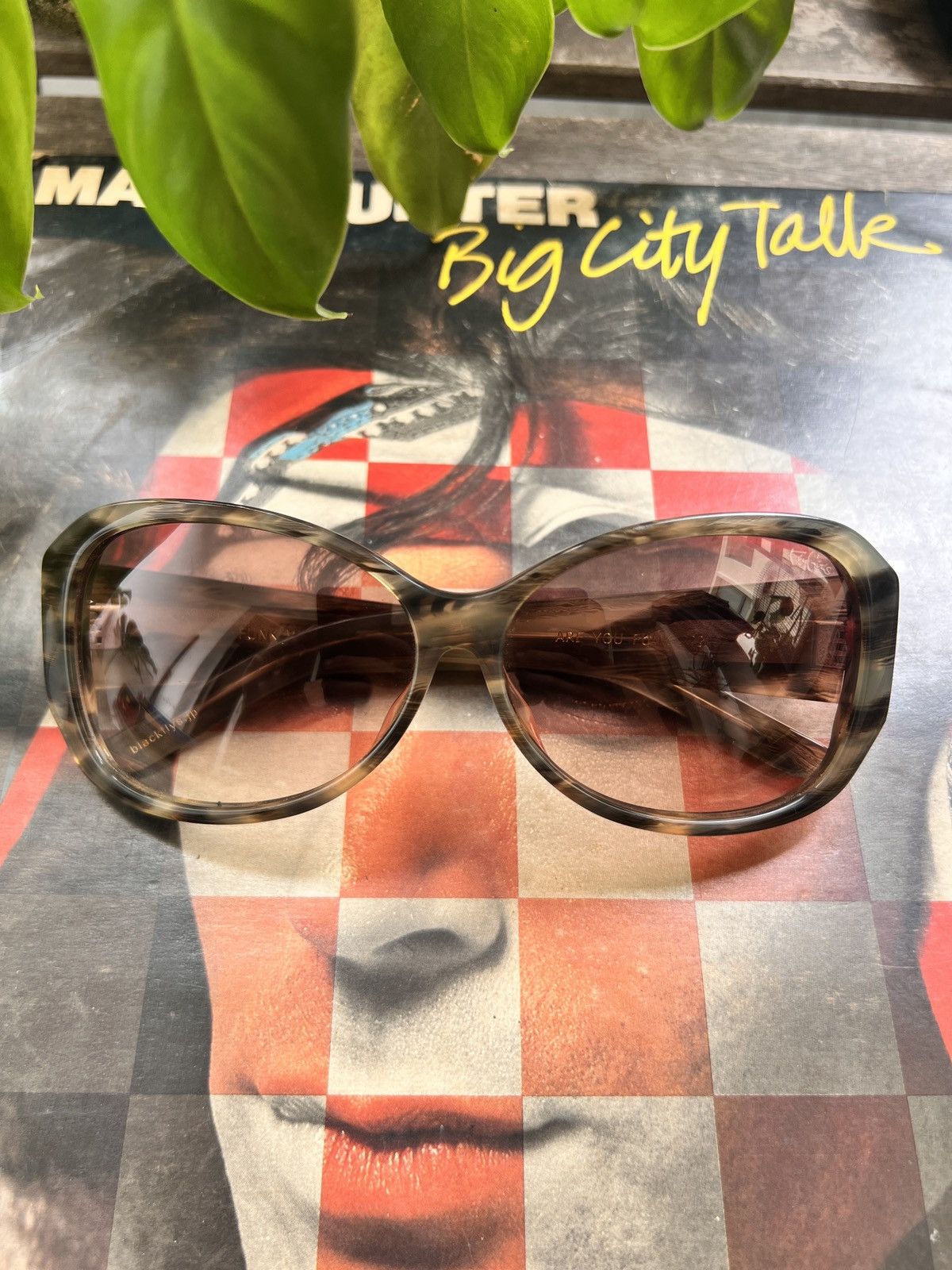 Japanese Brand × Vintage Y2k Fly Gurl “Funk” BlackFlys Two Tone Sunglasses Size ONE SIZE - 1 Thumbnail