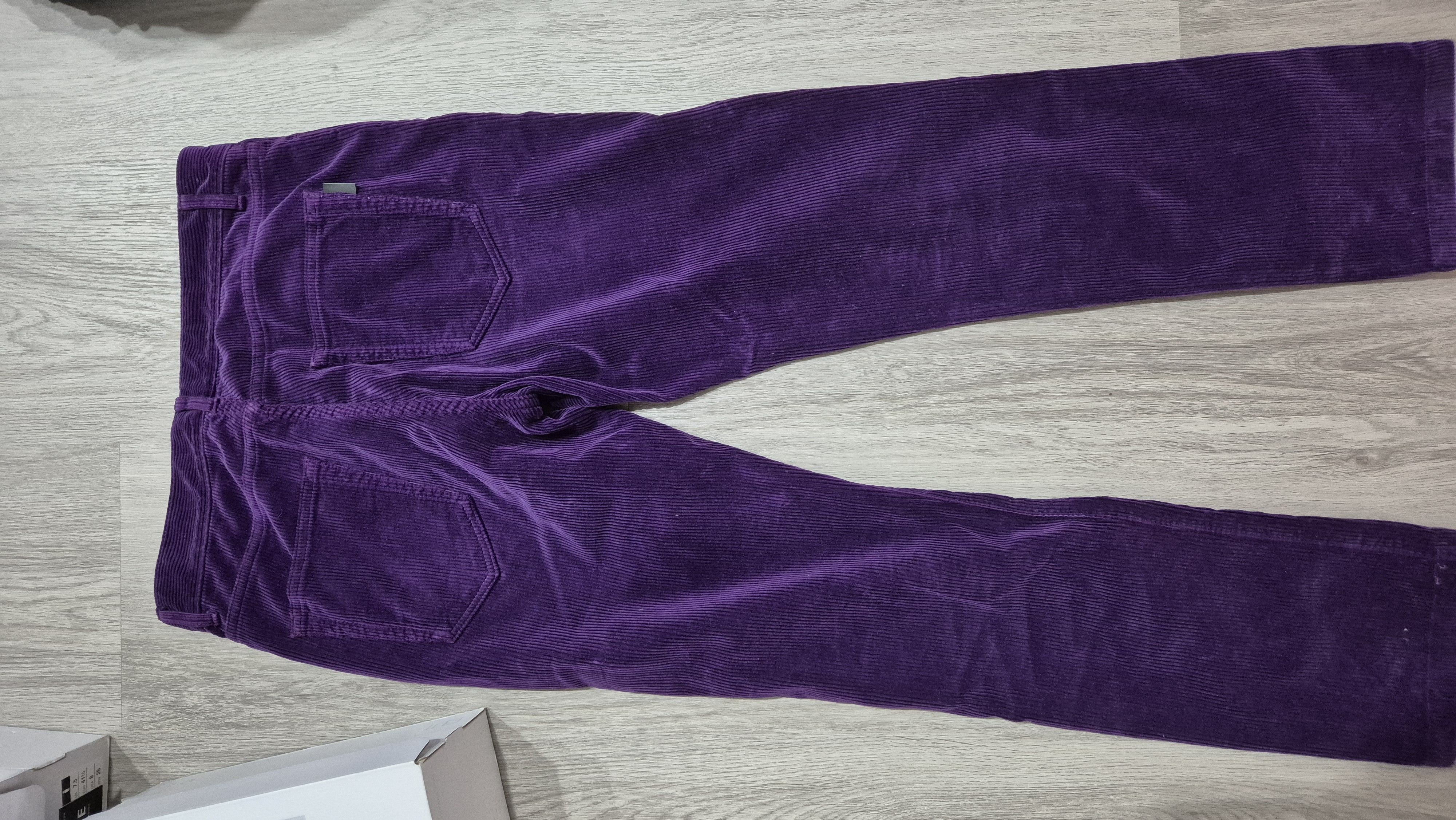 Saint Laurent Paris D02 Corduroy Jeans Purple Brand New Size US 29 - 3 Thumbnail