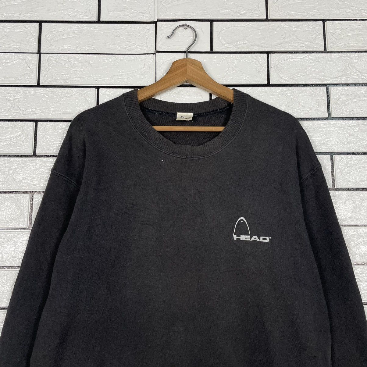 Japanese Brand Head Big Logo Black Sweatshirt Size US L / EU 52-54 / 3 - 2 Thumbnail