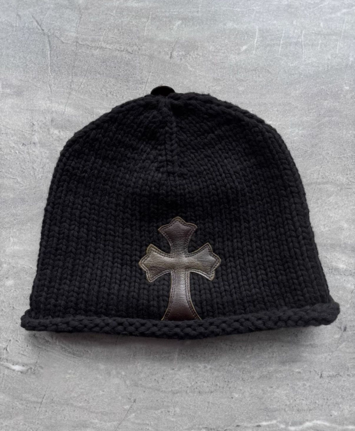 Chrome Hearts Chrome Hearts Camouflage Cross Leather Applique Beanie Size ONE SIZE - 1 Thumbnail
