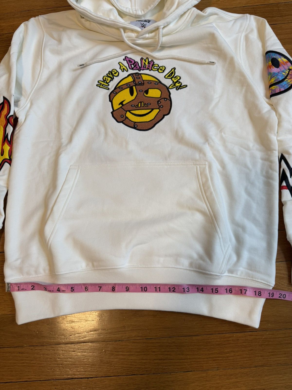 Palace Palace x WWE Love Hoodie White Size M Size US M / EU 48-50 / 2 - 7 Thumbnail