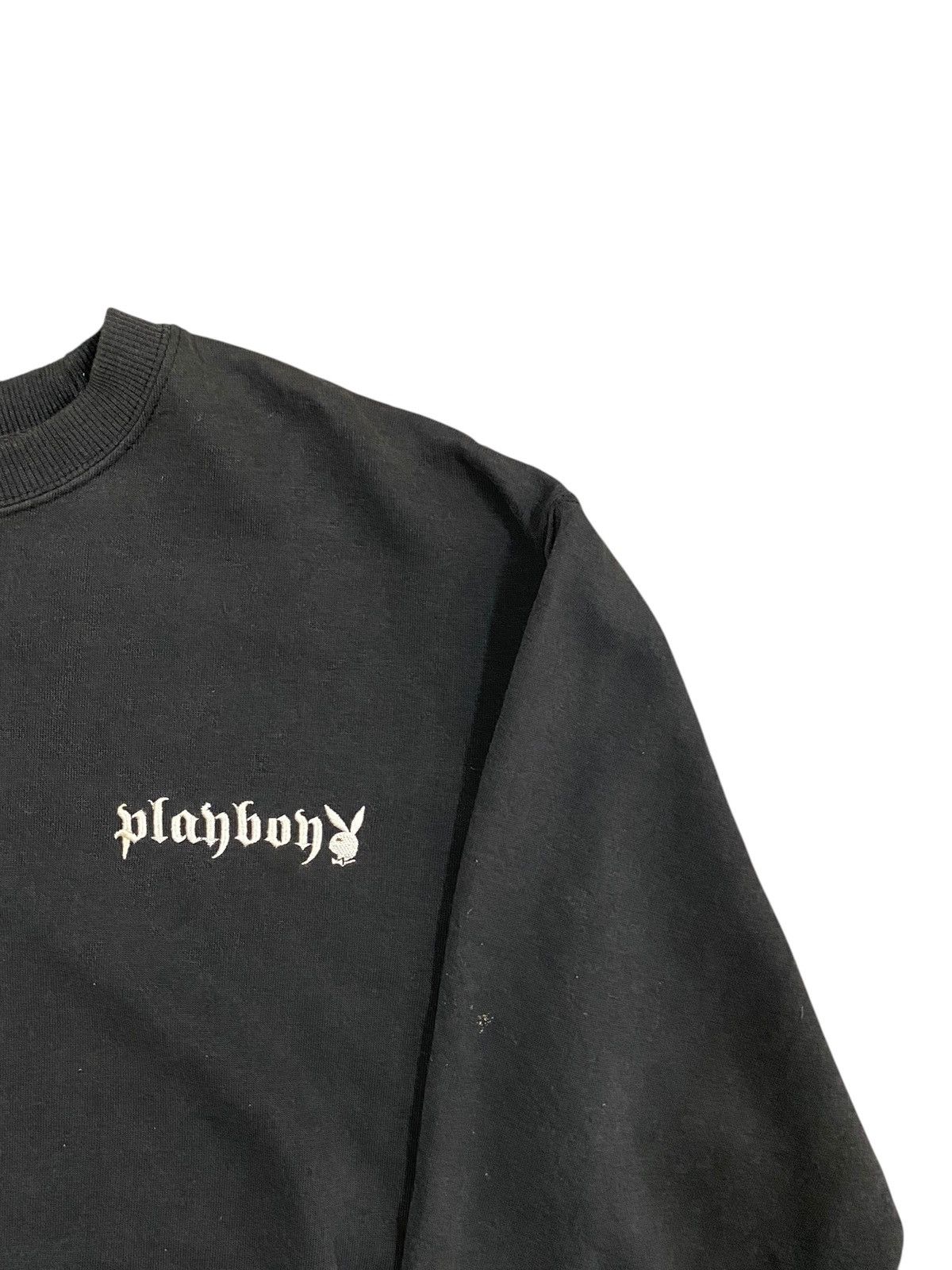 Playboy Playboy Black Sweatshirt - Size L - Embroidered Logo Size US L / EU 52-54 / 3 - 6 Thumbnail