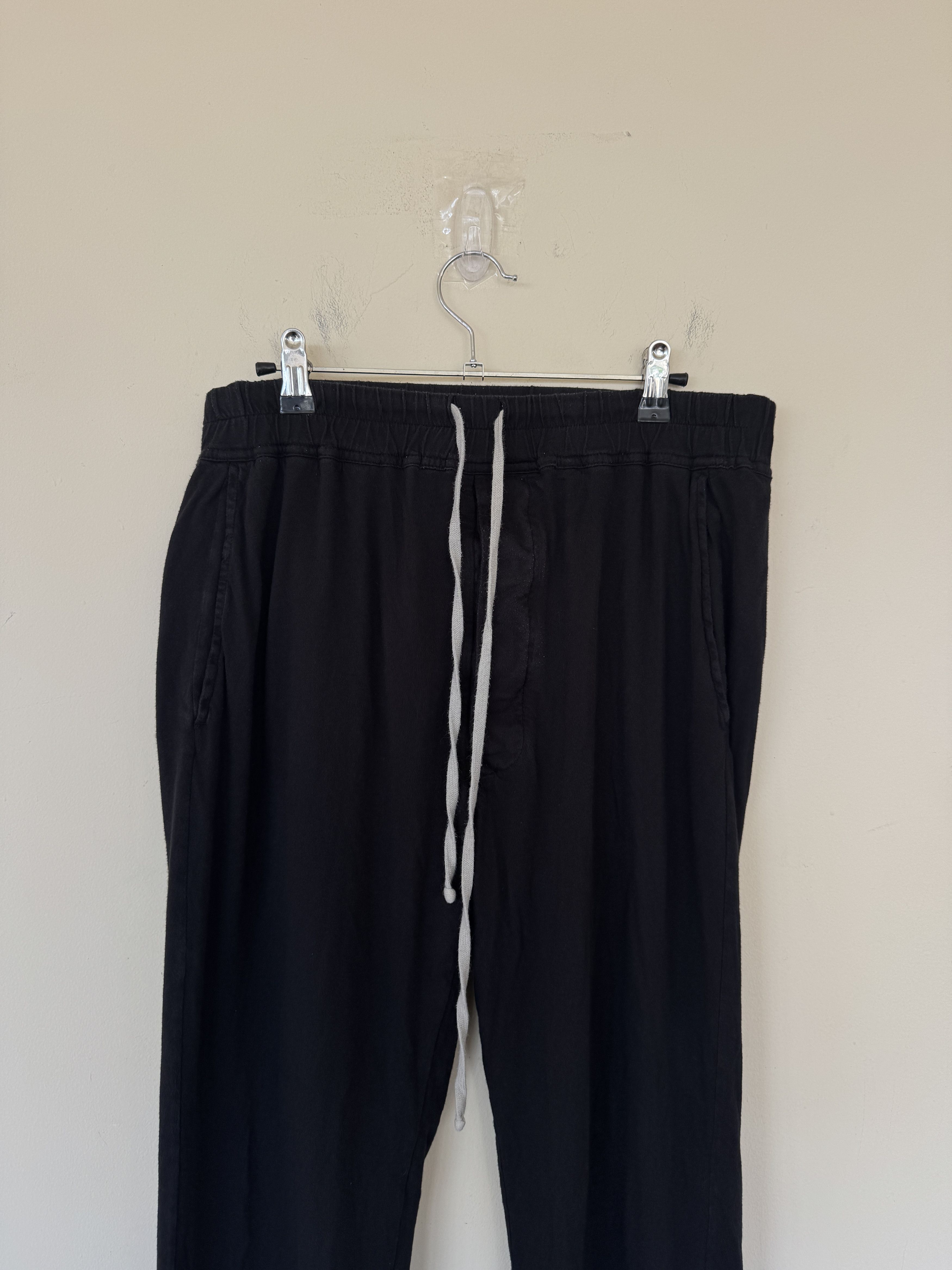 Rick Owens Drkshdw Rick Owens Black Lounge Pant Size US 32 / EU 48 - 2 Thumbnail