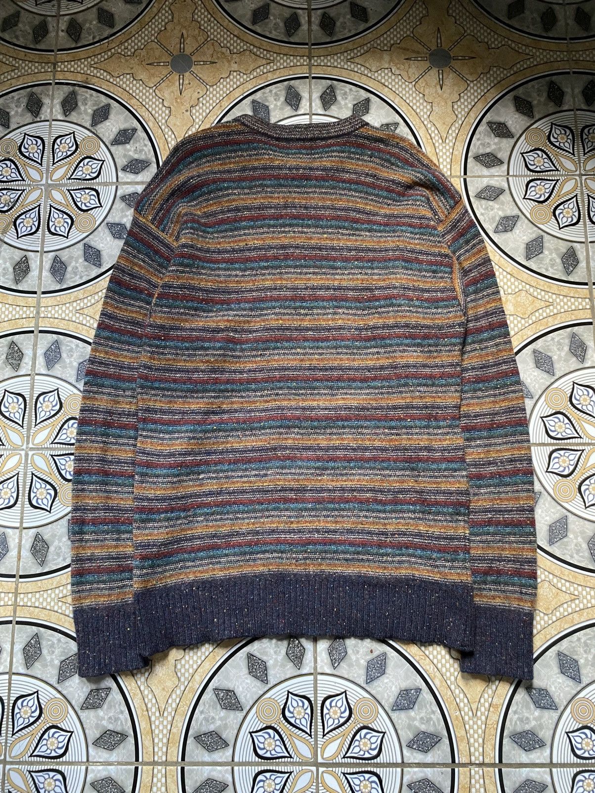UNIONBAY Vintage 90s UNIONBAY Gradation Knit Sweater Coogi Style. Size US M / EU 48-50 / 2 - 4 Thumbnail