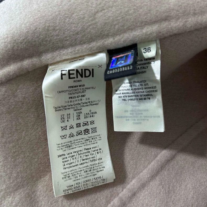Fendi Fendi Fox Fur Pocket Long Cape Coat Size S / US 4 / IT 40 - 5 Thumbnail
