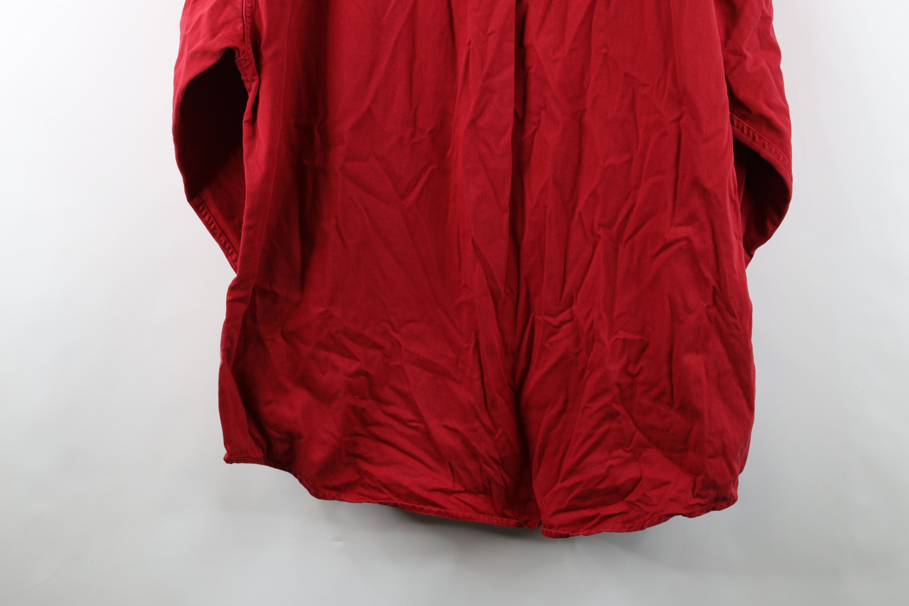Eddie Bauer Vintage 90s Eddie Bauer Heavyweight Button Down Shirt Red Size US XL / EU 56 / 4 - 13 Thumbnail
