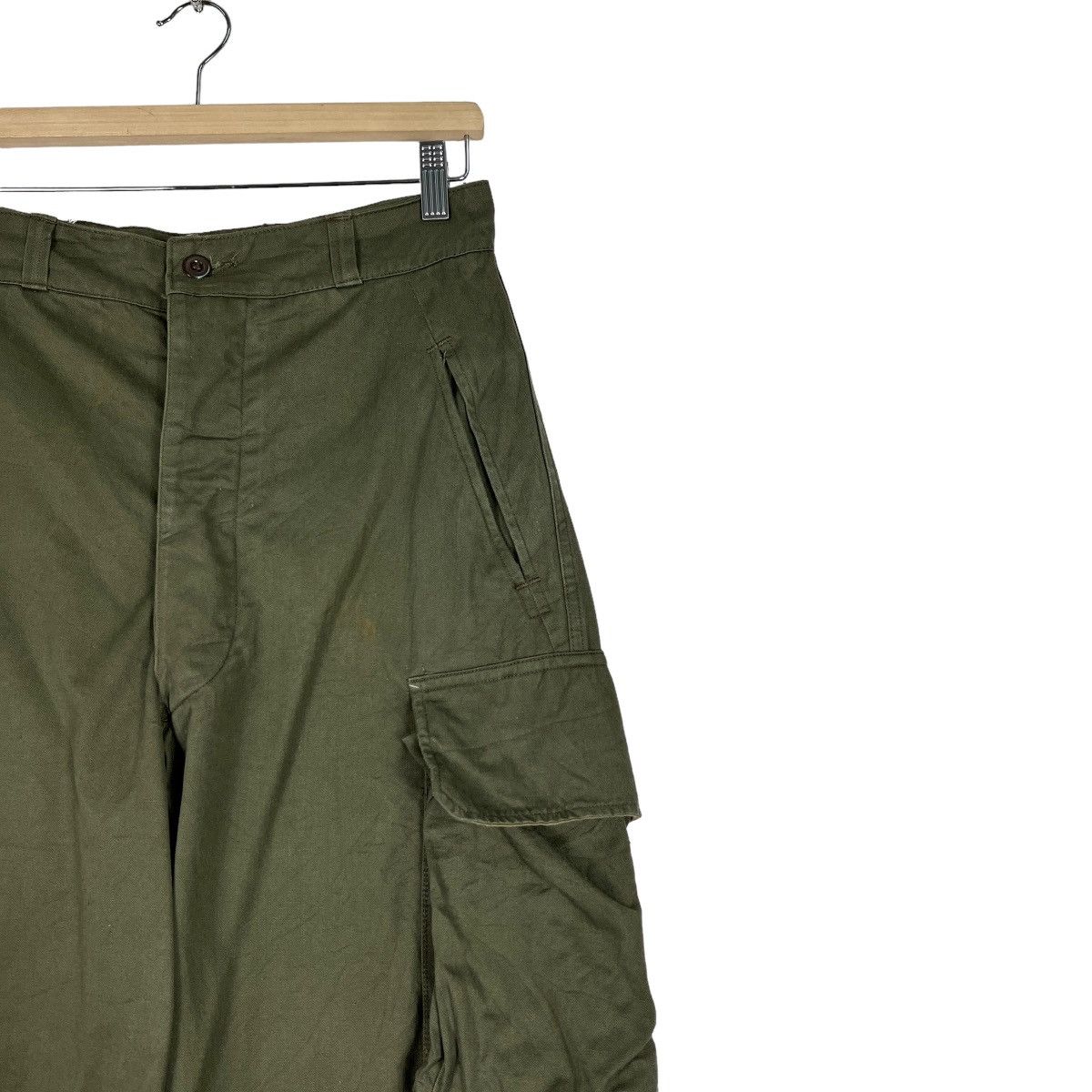 Vintage 🔥 VINTAGE MILITARY CARGO HBT PANTS Size US 30 / EU 46 - 7 Thumbnail
