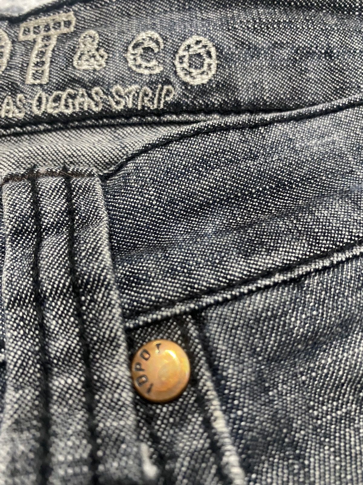 Japanese Brand × Vintage Washed Denim jeans IDPDT in The heart of las vegas strip Size US 32 / EU 48 - 9 Thumbnail