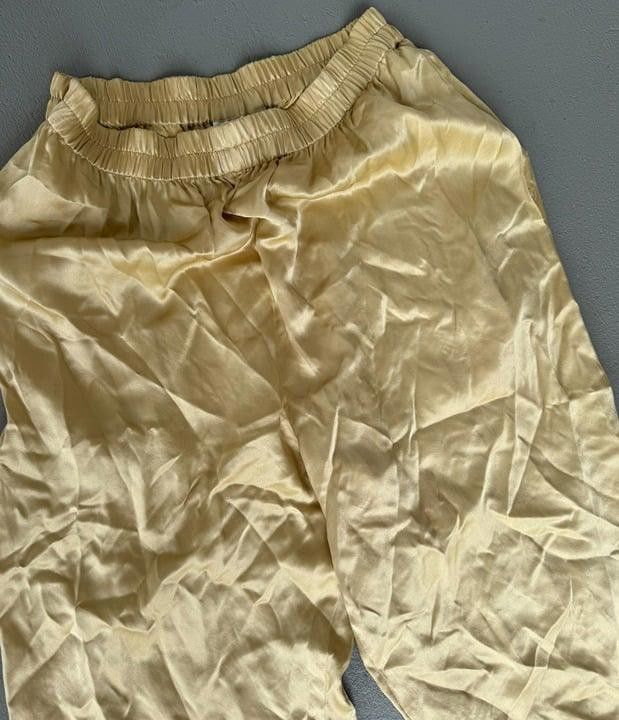 Designer CW 100% Silk Pants Size 28" / US 6 / IT 42 - 2 Thumbnail