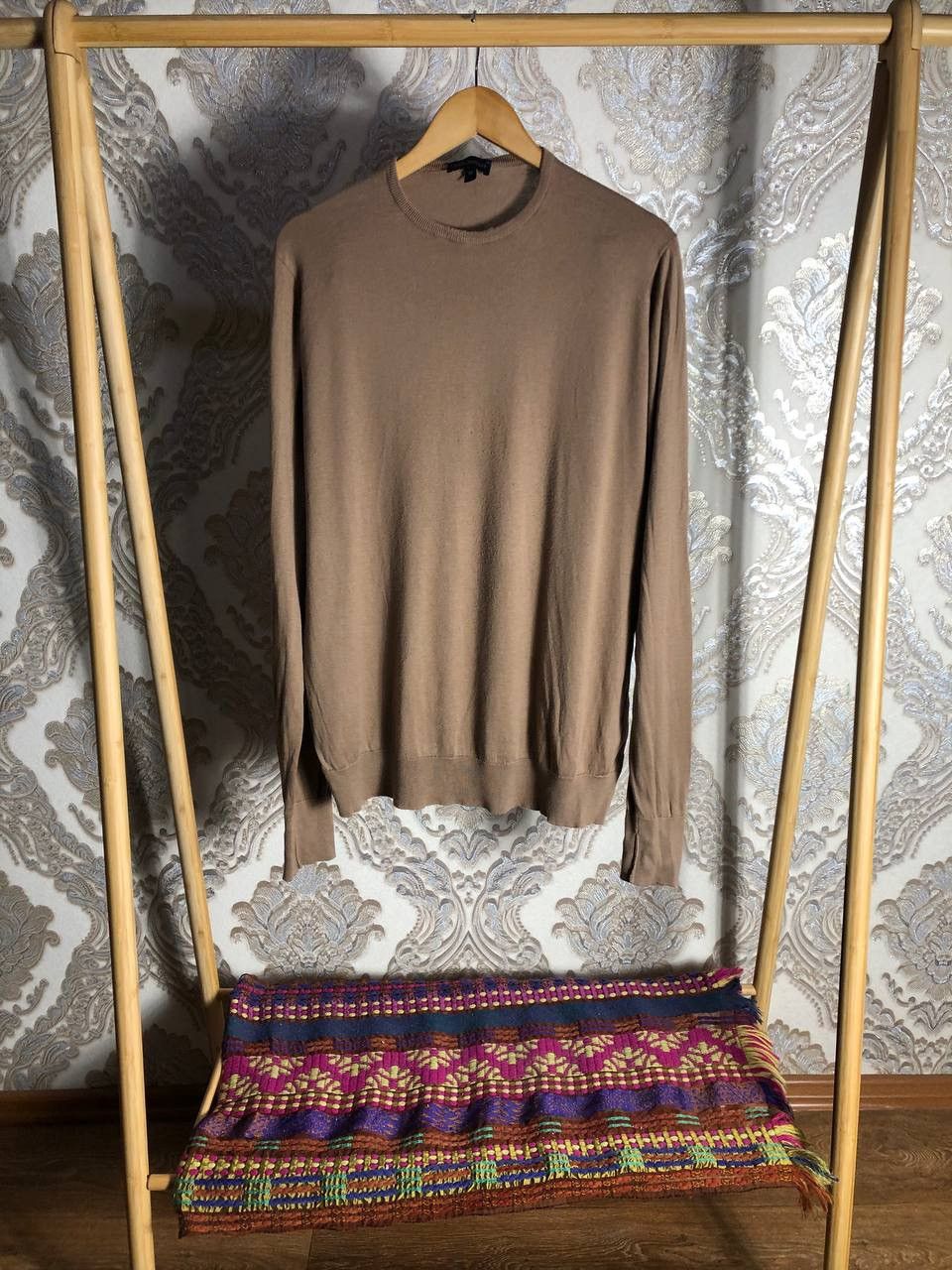 John Smedley × Vintage VERY RARE JOHN SMEDLEY WOOL SWEATER ENGLAND STYLE DELUX 90s Size US XL / EU 56 / 4 - 1 Thumbnail
