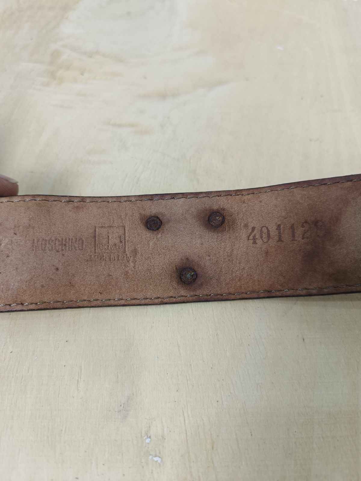 Moschino Moschino Leather Belt made in Italy Size ONE SIZE - 5 Thumbnail