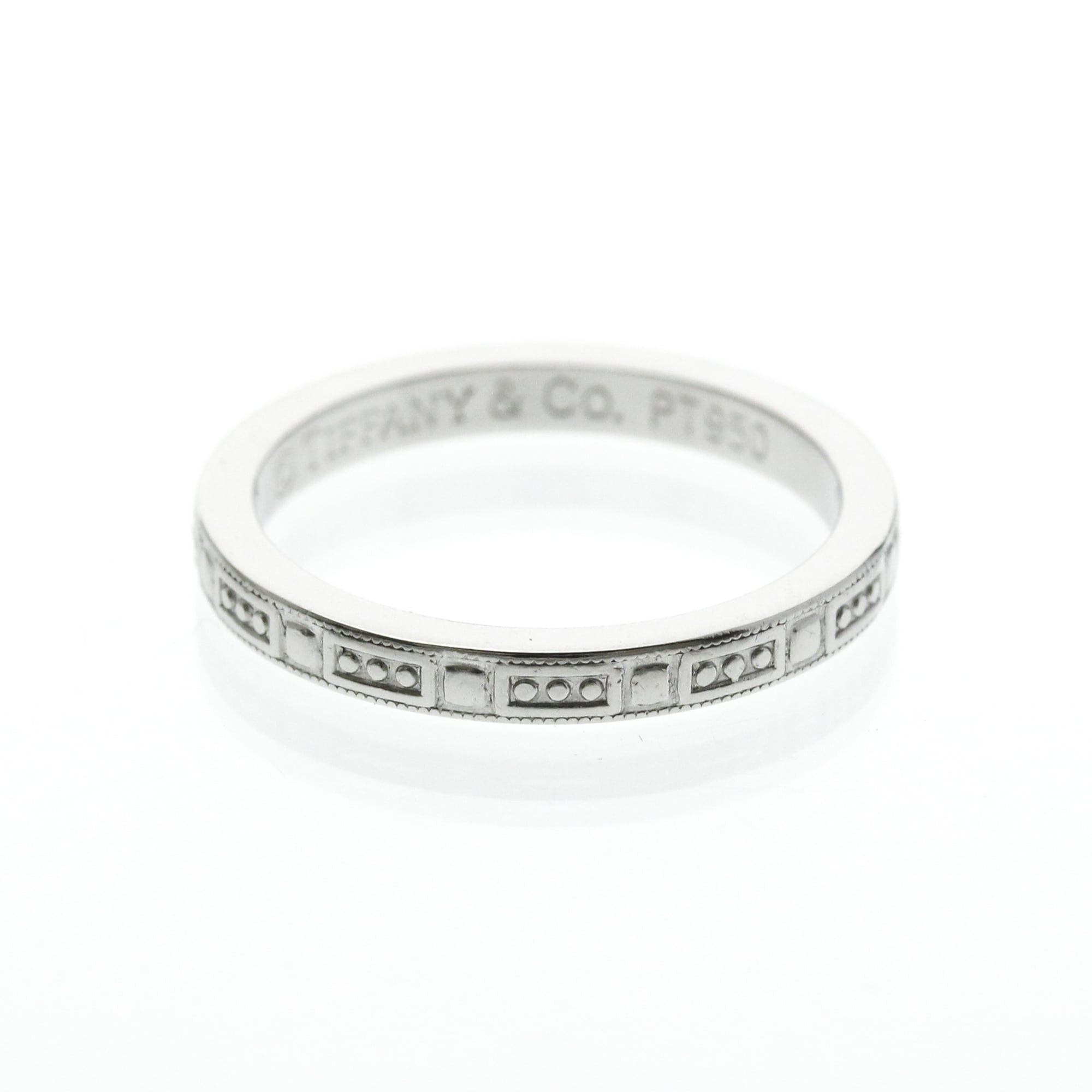 Tiffany & Co. Tiffany Legacy Ring Platinum Fashion No Stone Band Ring Silver Size ONE SIZE - 1 Thumbnail