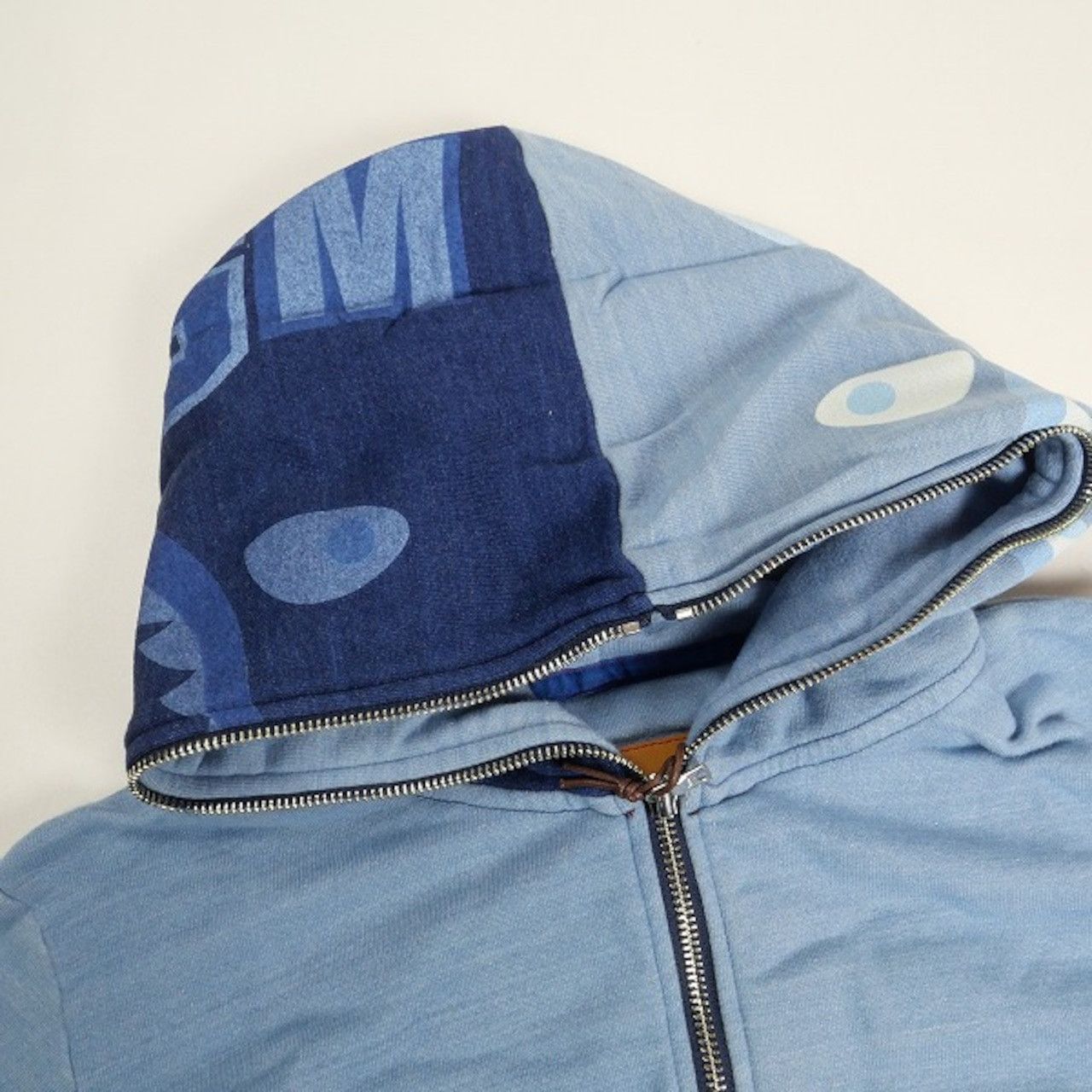 Bape NEW! 🔥 BAPE INDIGO SHARK FULL ZIP HOODIE SWEATSHIRT Size US M / EU 48-50 / 2 - 5 Thumbnail