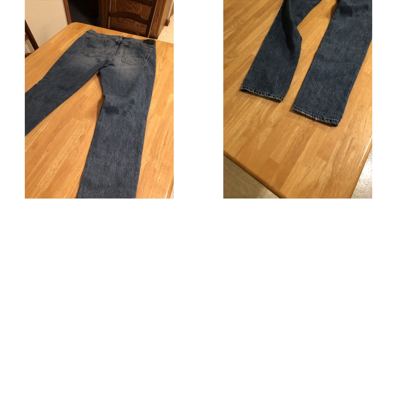 Pacsun Pacsun Men Skinny Jeans 34x32 Distressed 5-Pocket Stretch Medium Wash Blue 90s Theme Mens Size US 34 / EU 50 - 8 Thumbnail