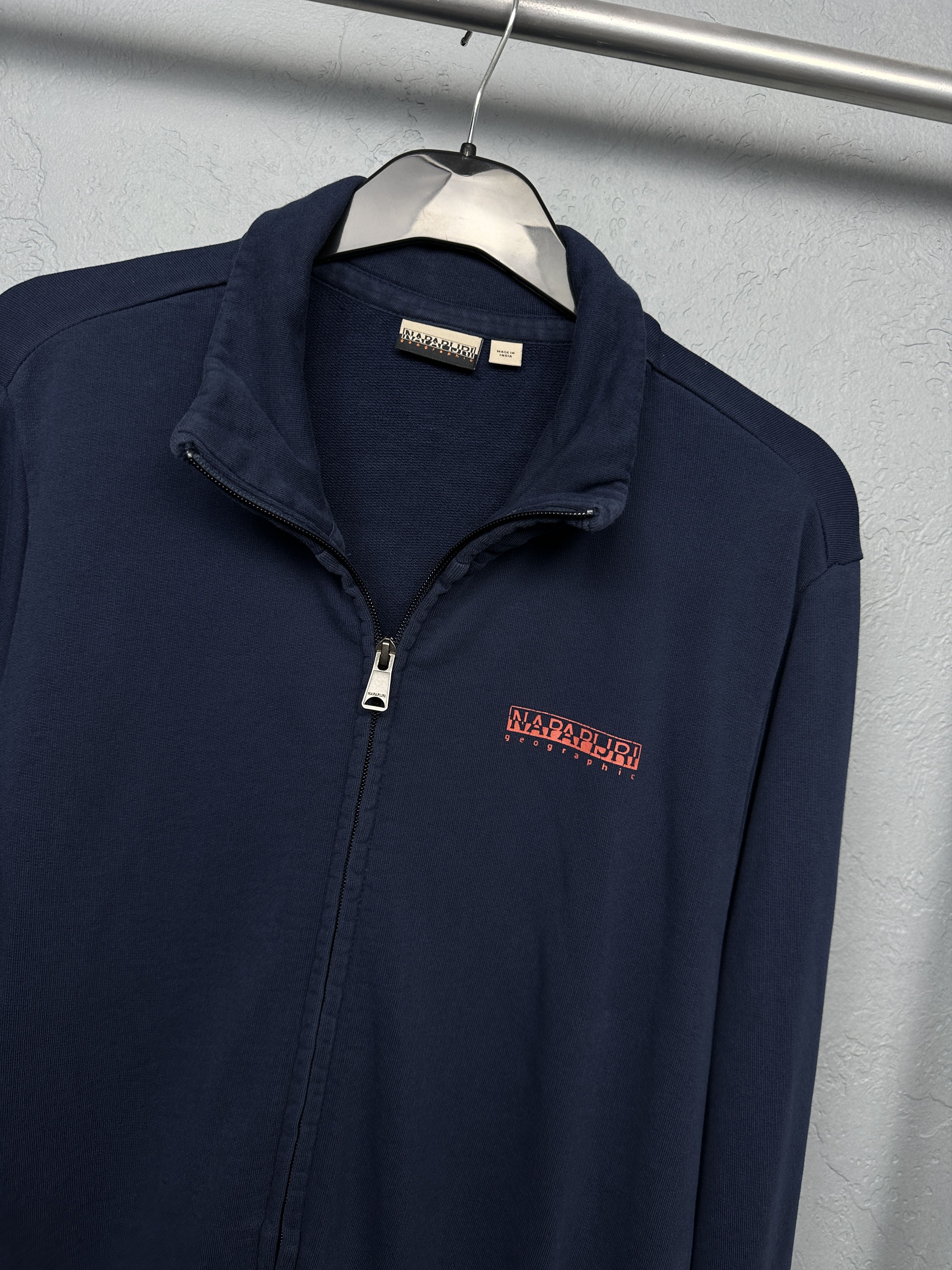 Napapijri Napapijri Mens Big Logo Full Zip Sweatshirt Hoodie Size US L / EU 52-54 / 3 - 4 Thumbnail