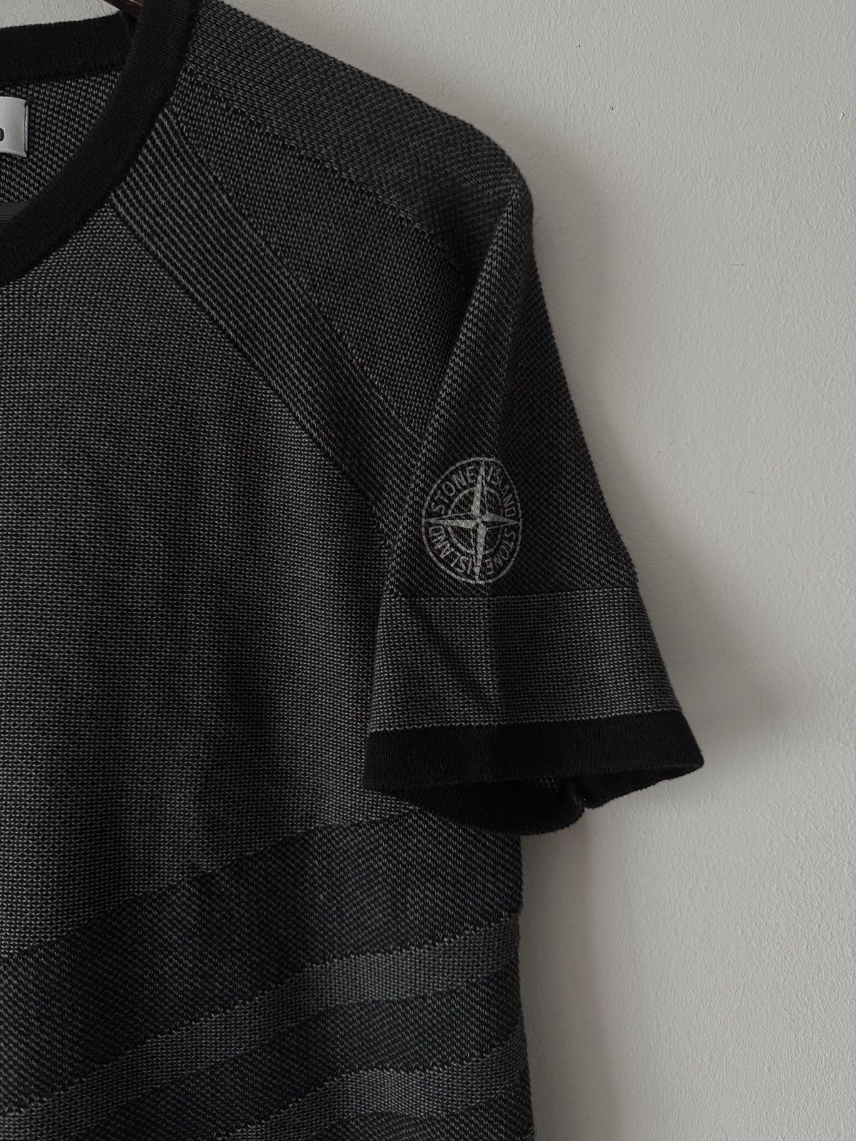 Stone Island 🔥🔥 Stone Island 3D Print Knitted T-Shirt Size US L / EU 52-54 / 3 - 3 Thumbnail