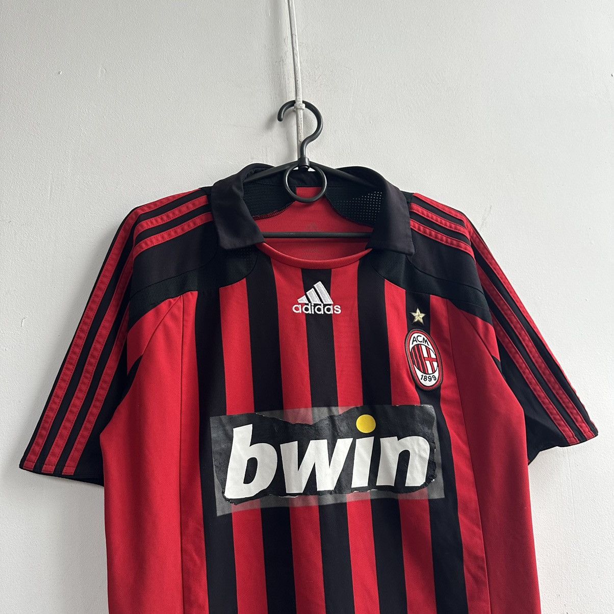 Adidas 2007-2008 ACM Milan adidas bwin jersey vintage Size US S / EU 44-46 / 1 - 4 Thumbnail