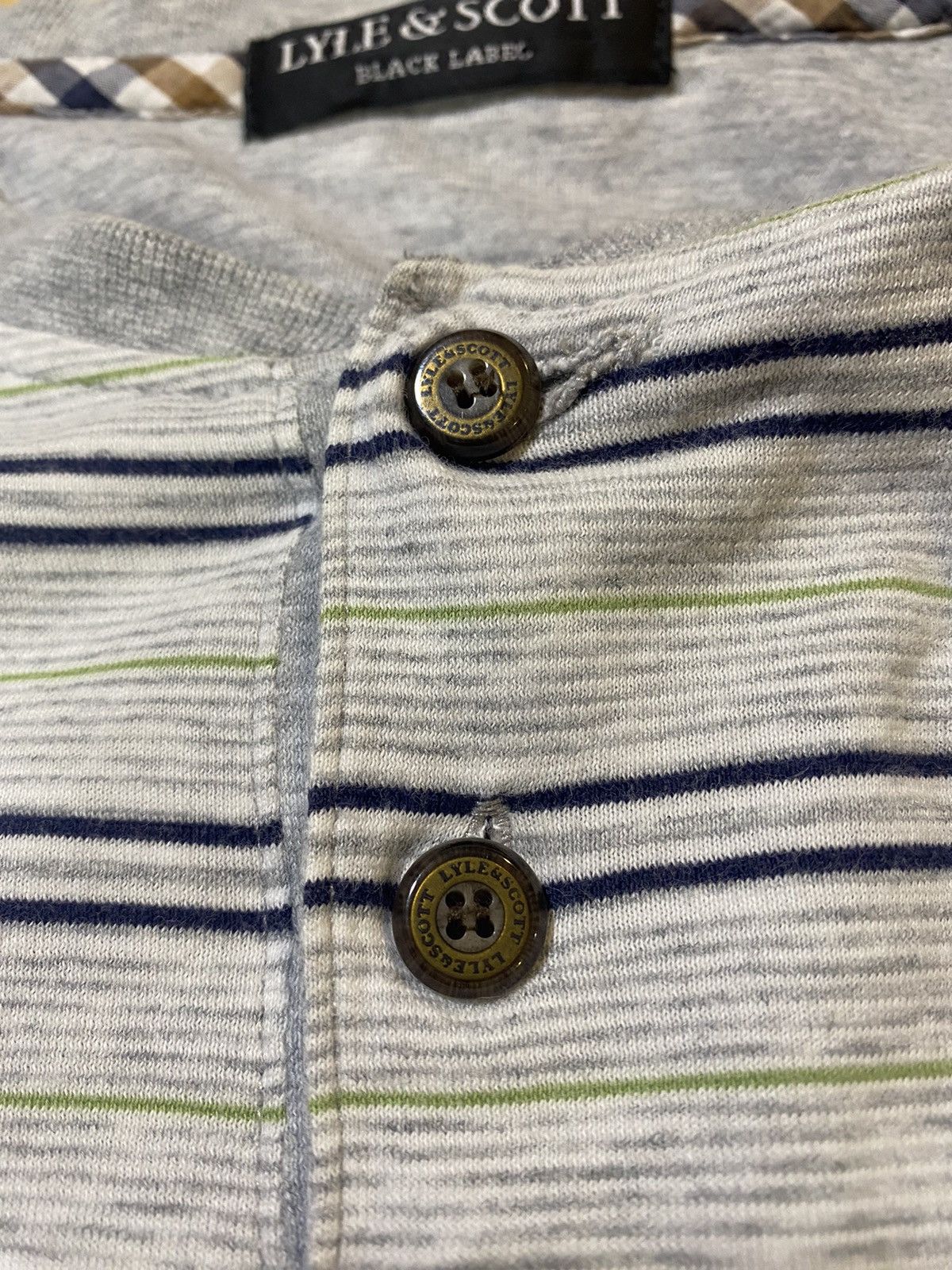 Lyle & Scott × Vintage Lyle & Scott Long Sleeve Button Shirt Size US L / EU 52-54 / 3 - 5 Thumbnail