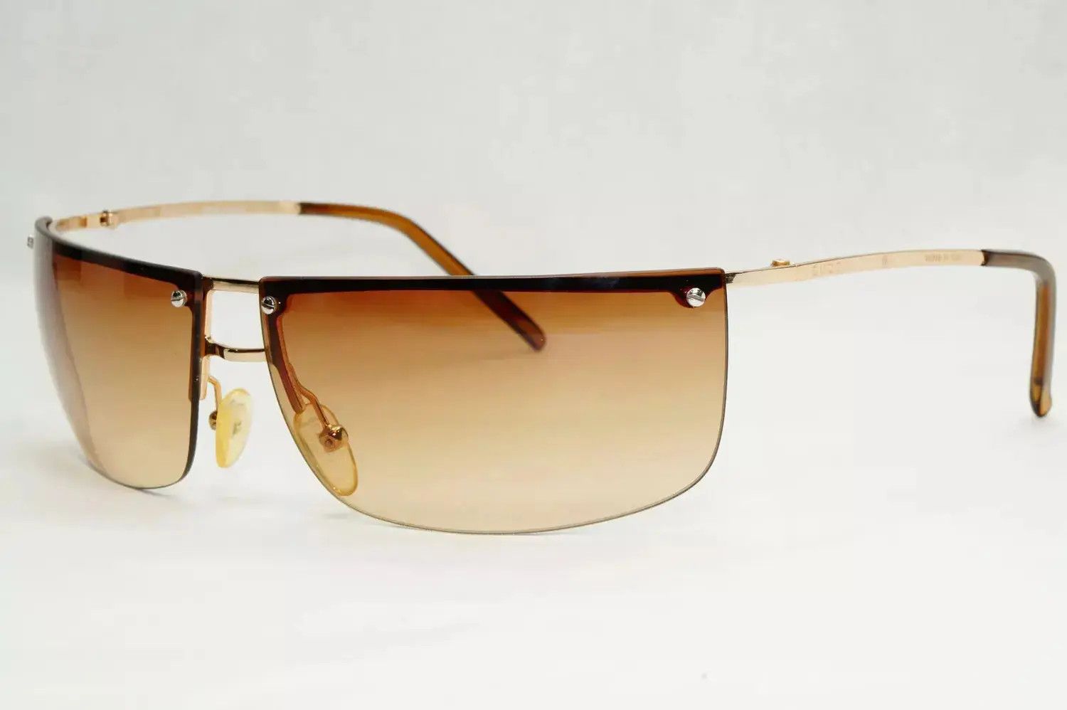Gucci × Tom Ford × Vintage GUCCI Sunglasses Shield Wrap Rimless Ski Mask Tom Ford Era Size ONE SIZE - 3 Thumbnail