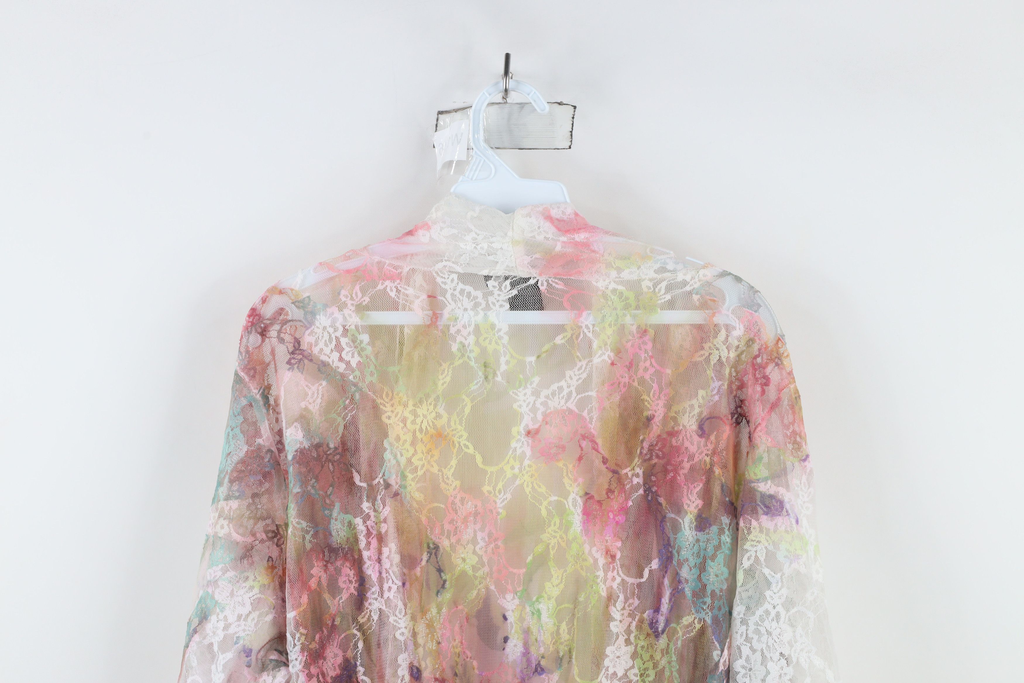 Vintage Vintage 90s Y2K Babydoll Fairy Sheer Open Front Kimono USA Size XXL / US 16-18 / IT 52-54 - 7 Thumbnail