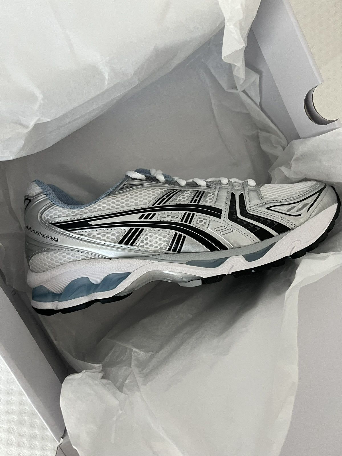 Asics × JJJJound JJJJound ASICS Gel Kayano 14 Baby Blue White size 8 Men Size US 8 / EU 41 - 1 Thumbnail