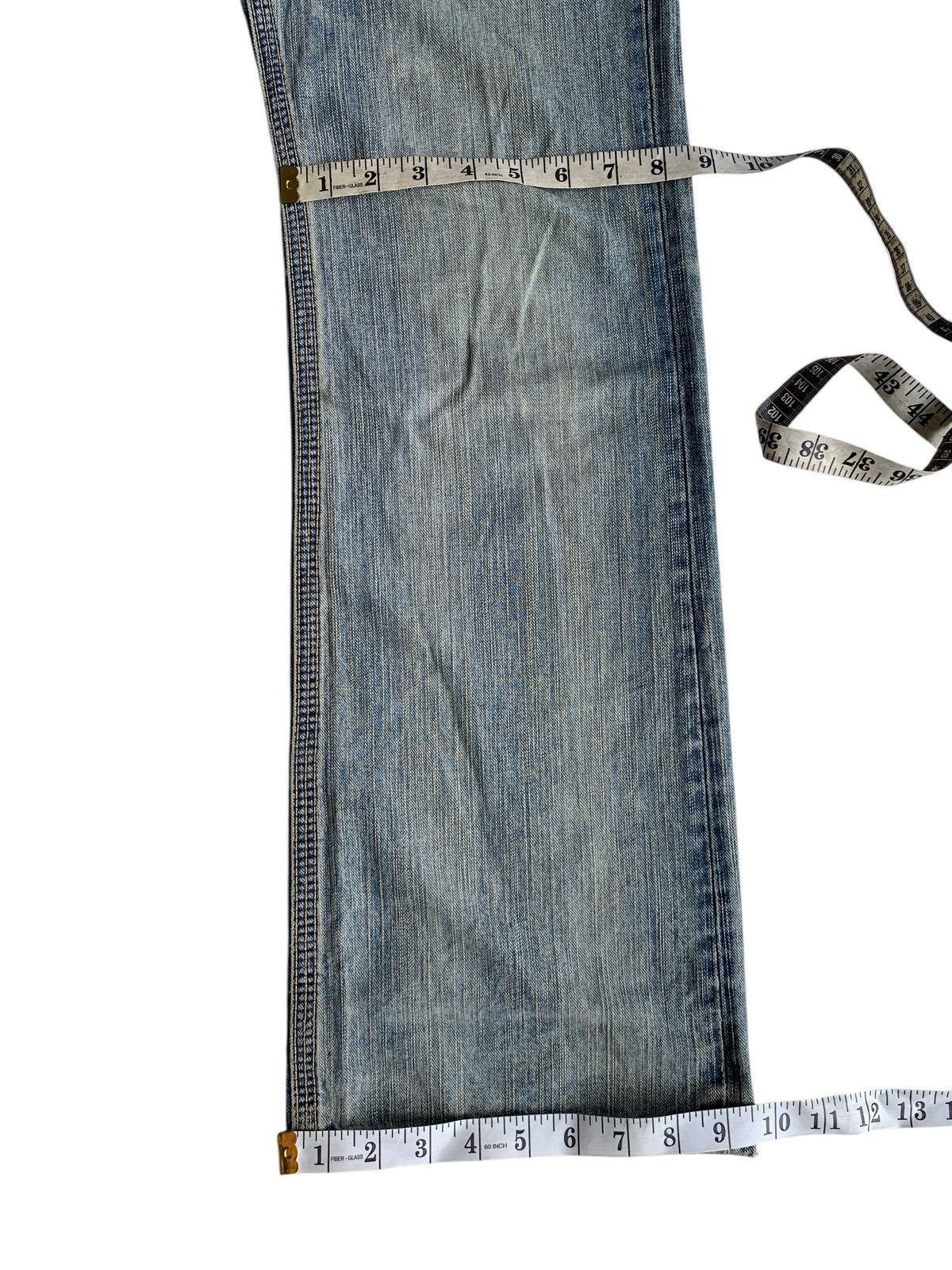 FLARE💥 EDWIN XVS JAPANESE PUNK STYLE FADED DISTRESSED DENIM☠️