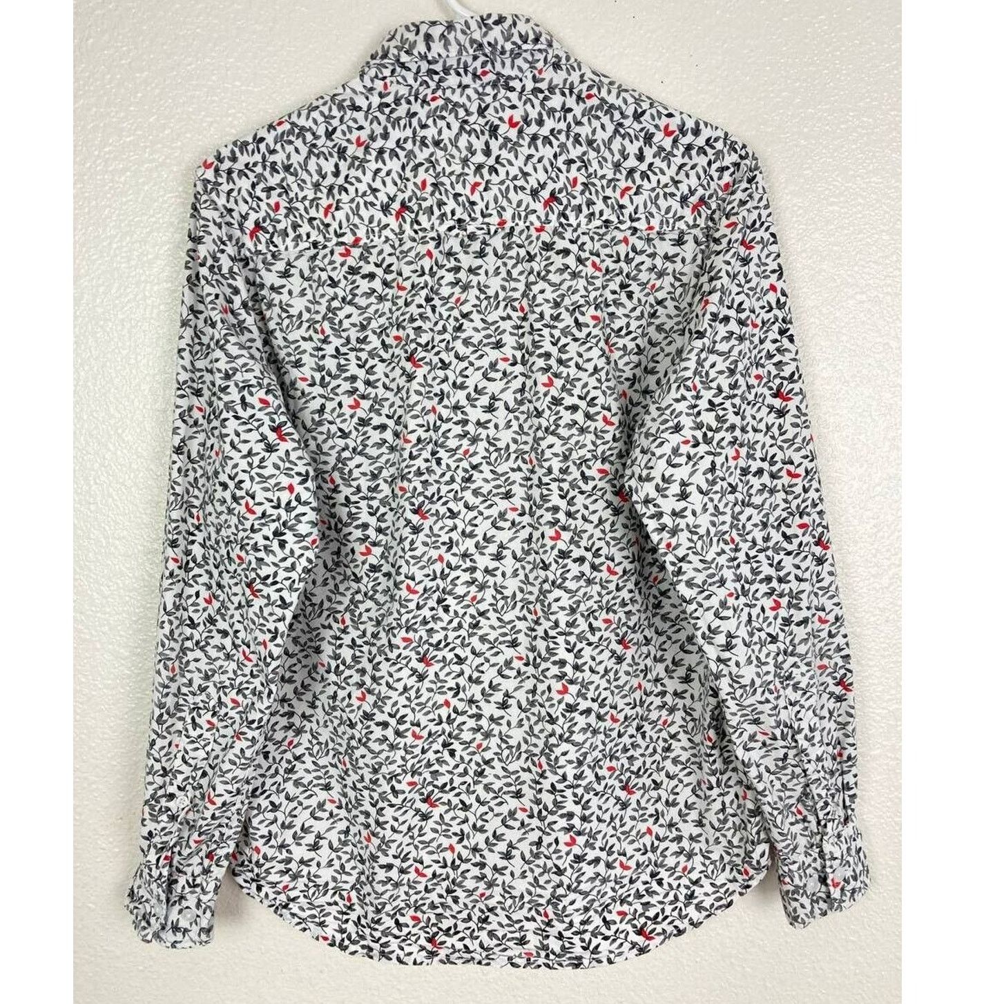 MBX Long Sleeve Button Down Shirt Mens Small Floral Leaf Print Size US S / EU 44-46 / 1 - 3 Thumbnail