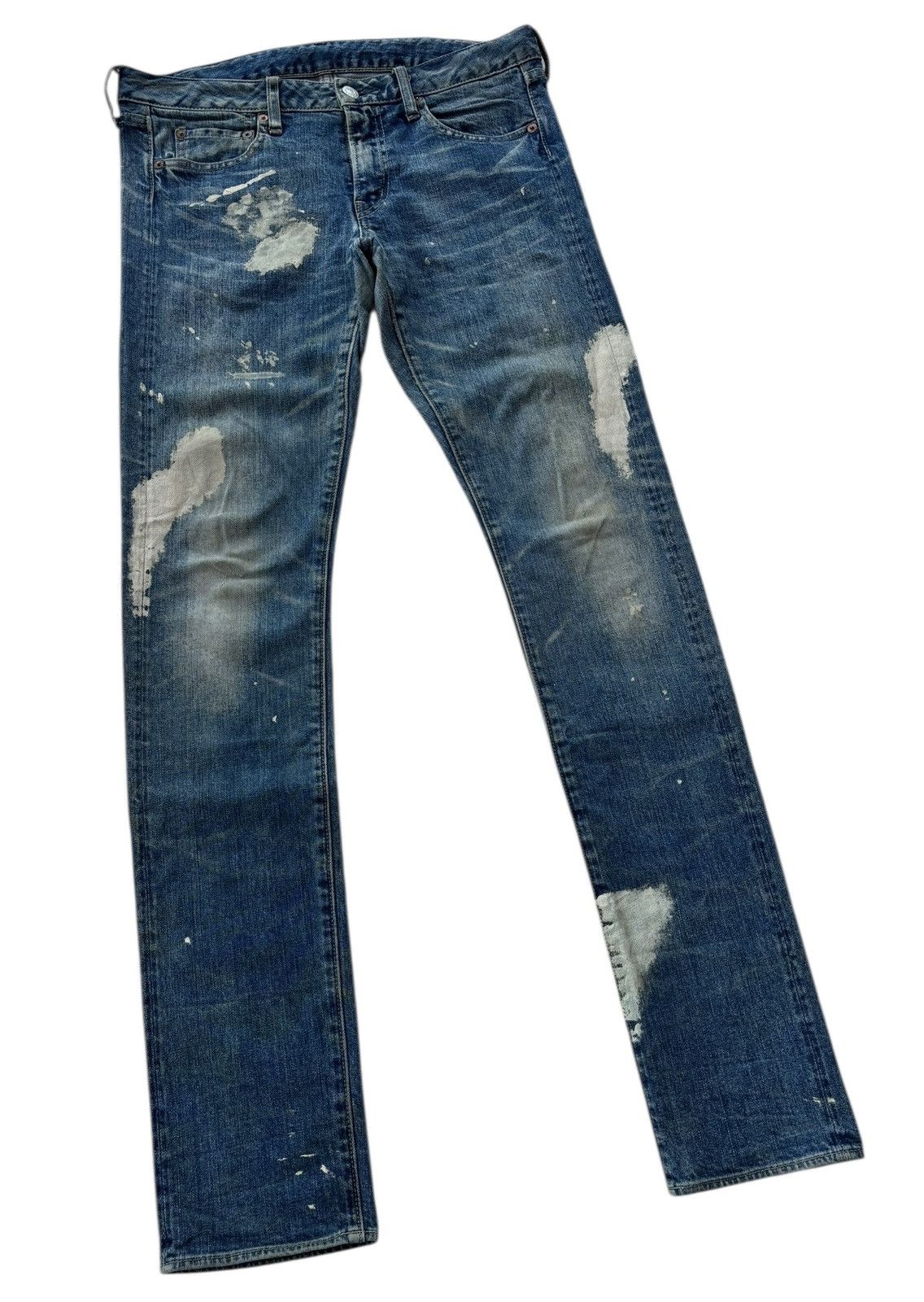 Helmut Lang 🔥REM GO TO HOLLYWOOD PAINTER SELVEDGE DENIM SKINNY JEANS Size US 32 / EU 48 - 5 Thumbnail