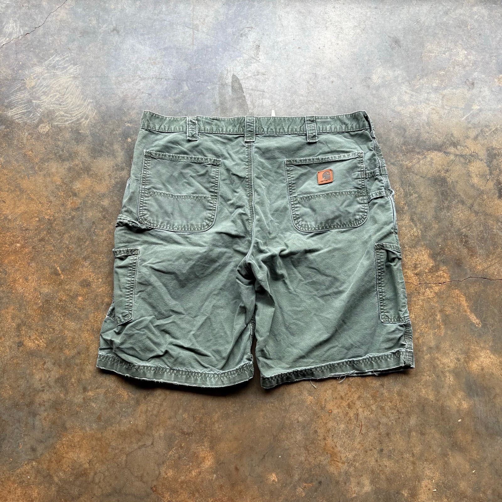 Carhartt Vintage Baggy 90s Faded Carhartt Work Shorts Size US 40 / EU 56 - 1 Thumbnail