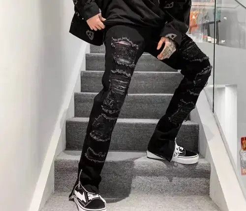 High Sport × Japanese Brand × Jean Black vintage jeans Size US 32 / EU 48 - 3 Thumbnail