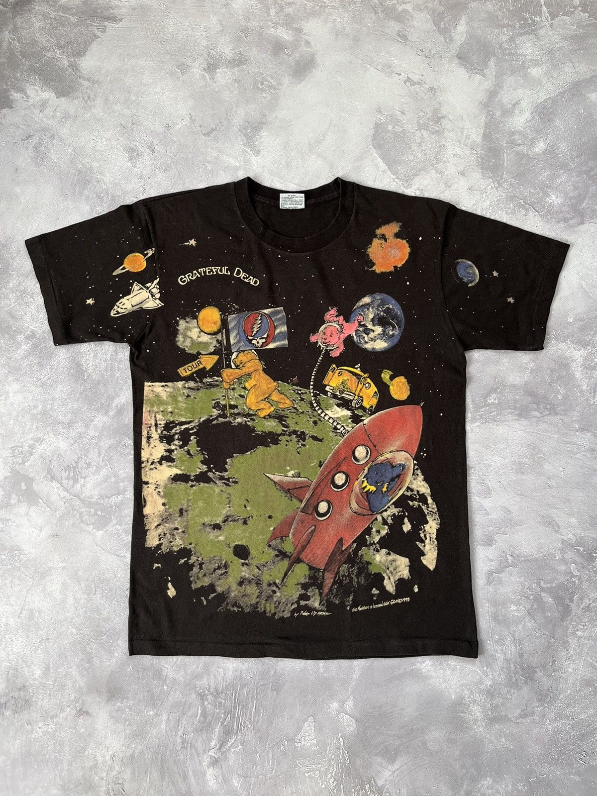 Grateful Dead Vintage 1995 Grateful Dead Tour Moon All Over Print Size US L / EU 52-54 / 3 - 1 Thumbnail