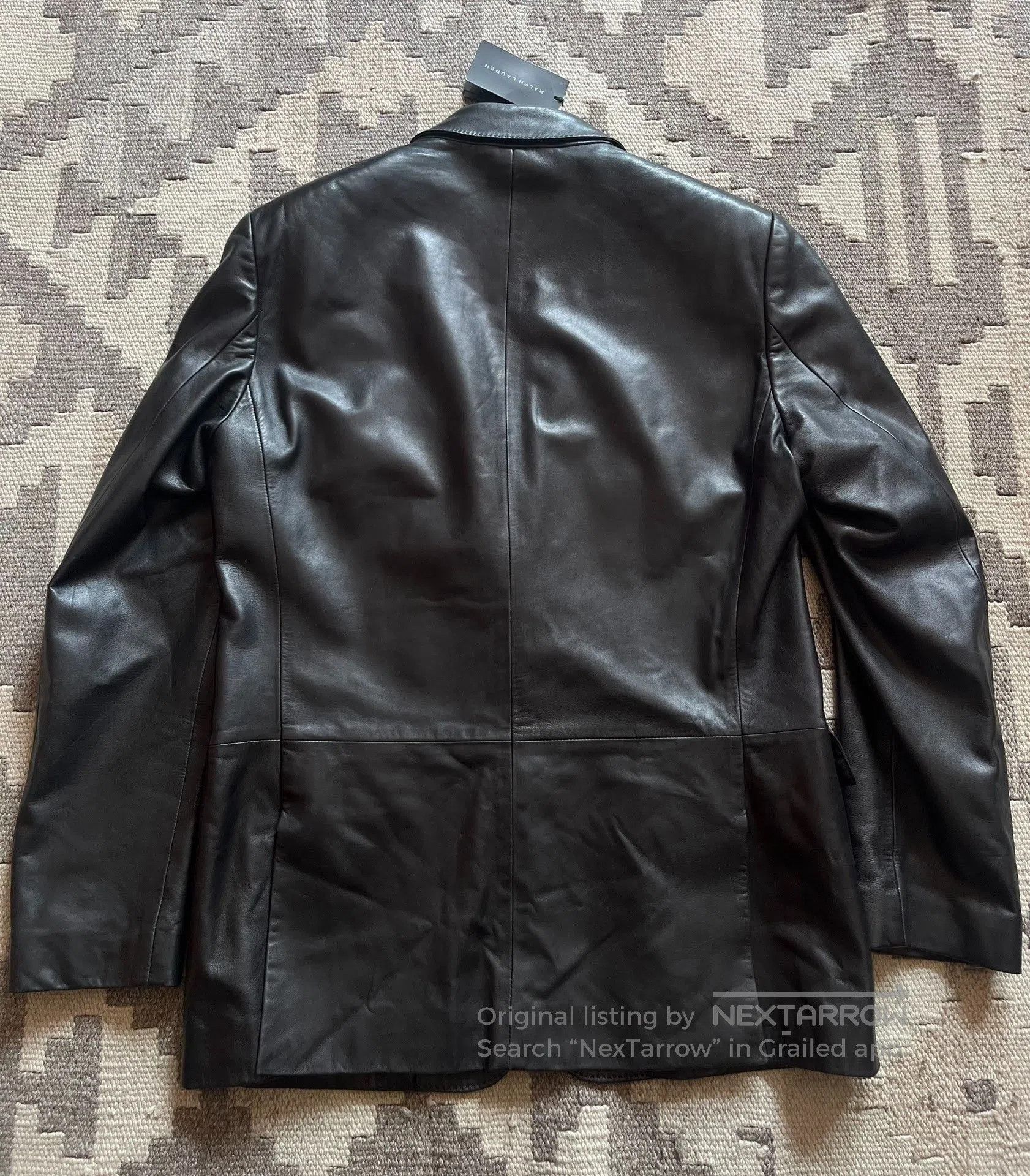 Ralph Lauren Black Label Ralph Lauren Black Label Leather Blazer. Size US XXS / EU 40 - 6 Thumbnail