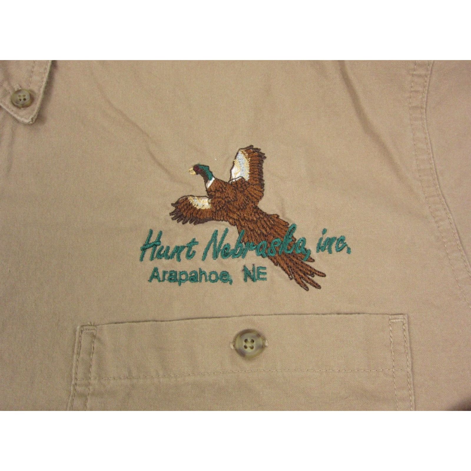 Vintage Cabela's Shirt Men XLT Button-Up Long Sleeve Collared Brown Tan Canvas Cotton 90s Size US XL / EU 56 / 4 - 3 Thumbnail