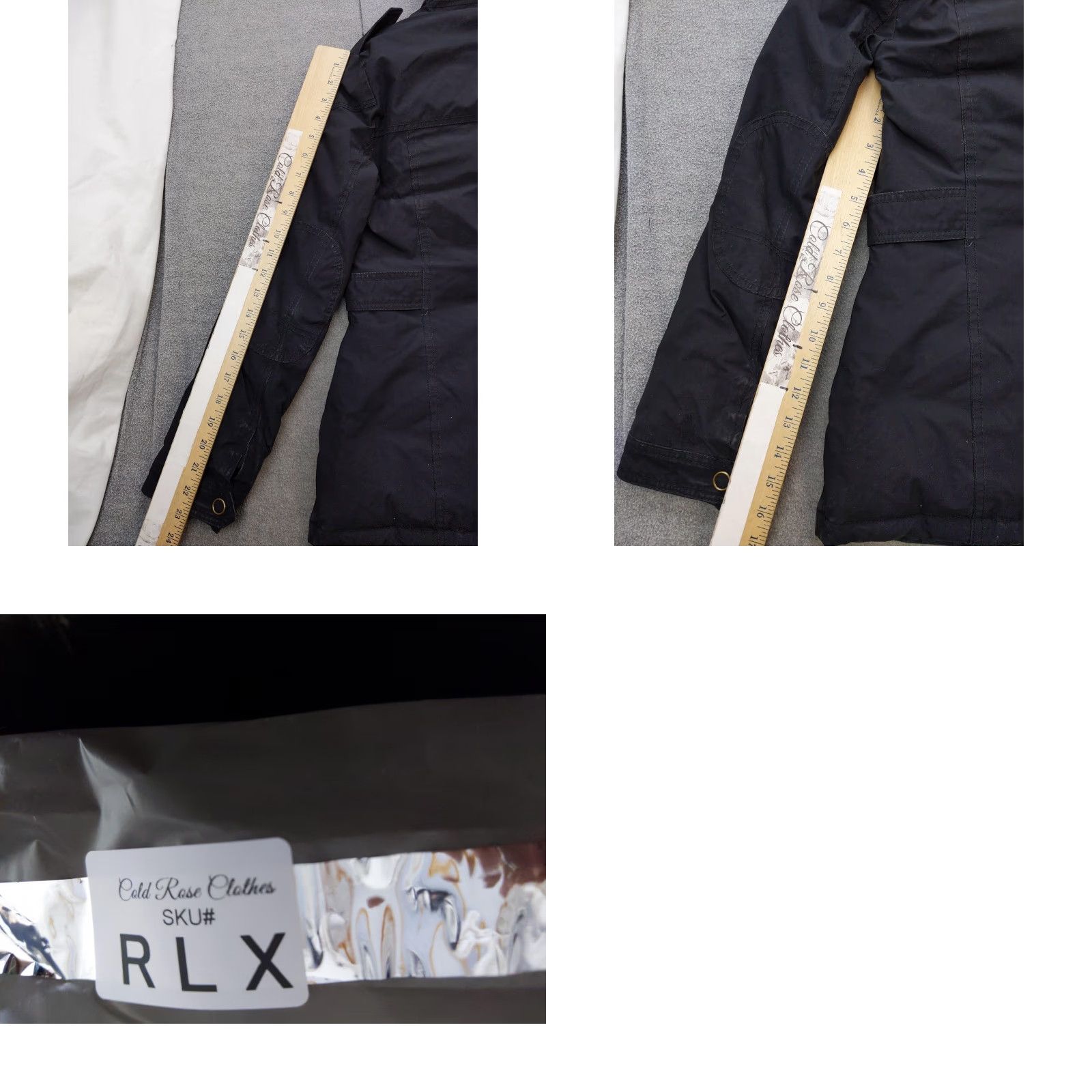 Banana Republic VINTAGE Banana Republic Parka Coat XS Black Down Insulated Hooded Fur Trim Lined Womens Size XS / US 0-2 / IT 36-38 - 9 Thumbnail