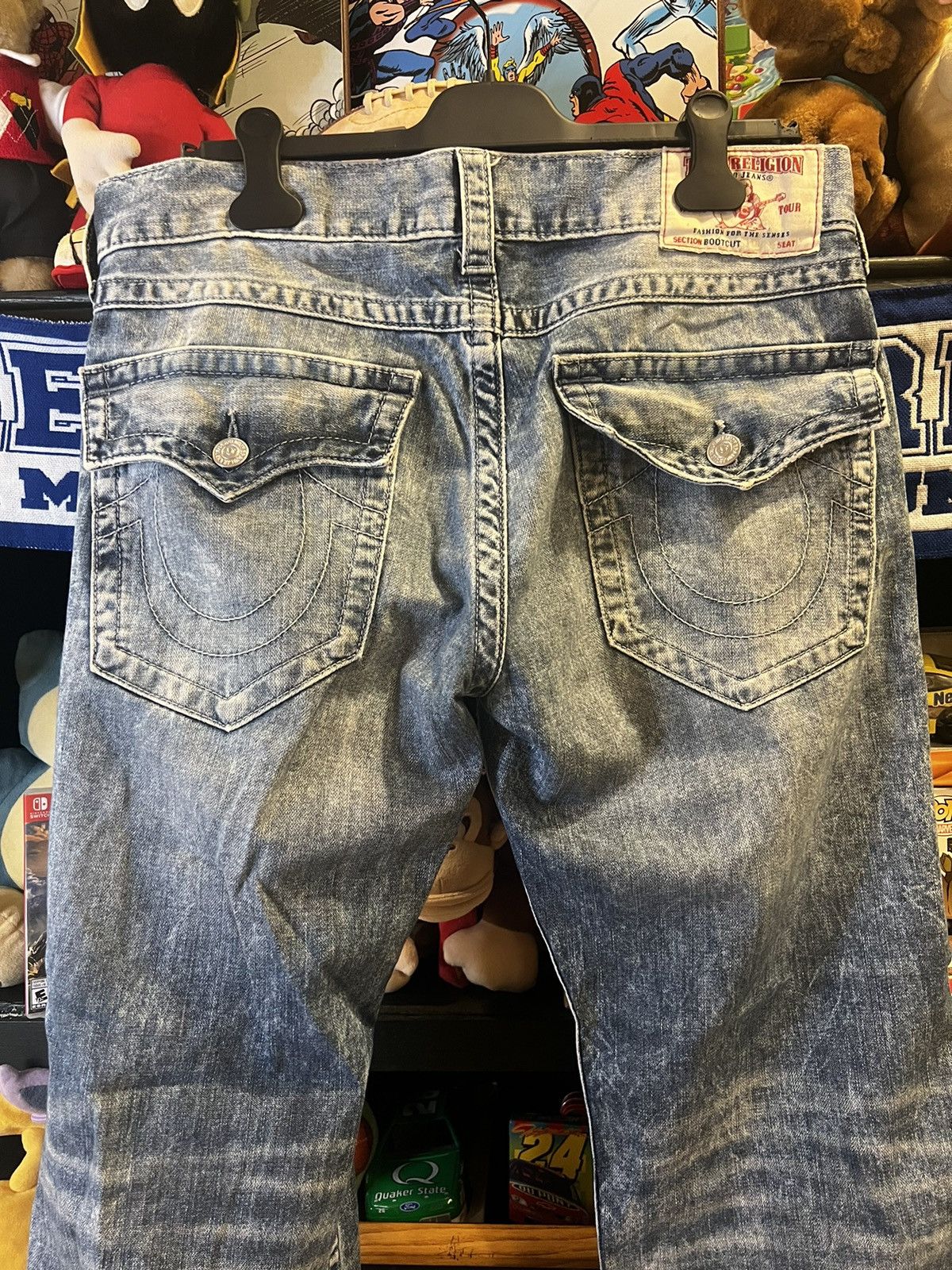True Religion × Vintage Y2K Tue Religion Bootcut Jeans Size US 34 / EU 50 - 1 Thumbnail
