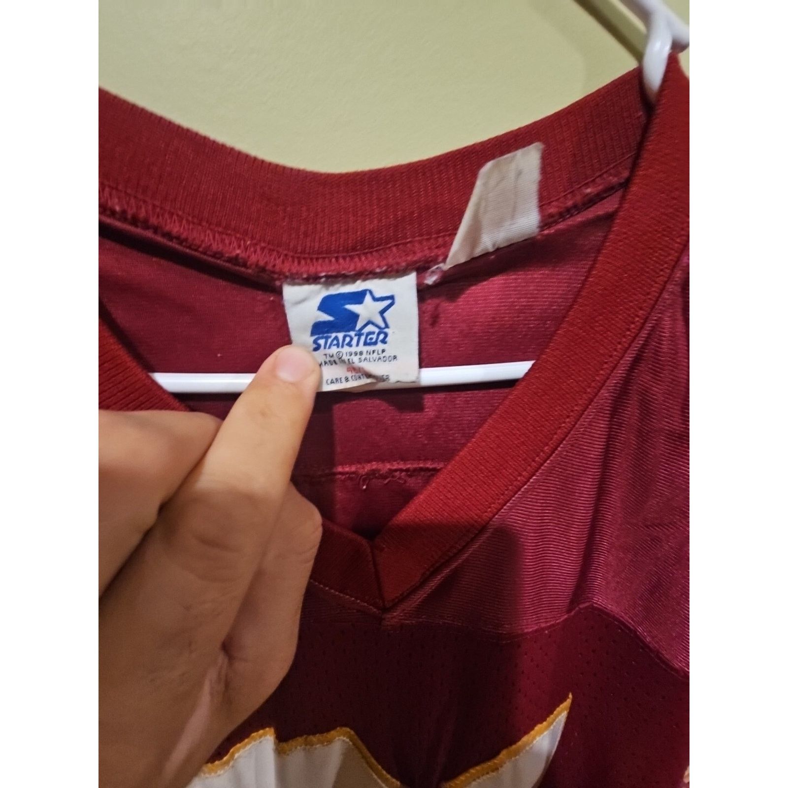 Starter 90s Starter Washington #21 Terry Allen Jersey Mens Sz 48 XL Size US XL / EU 56 / 4 - 7 Thumbnail