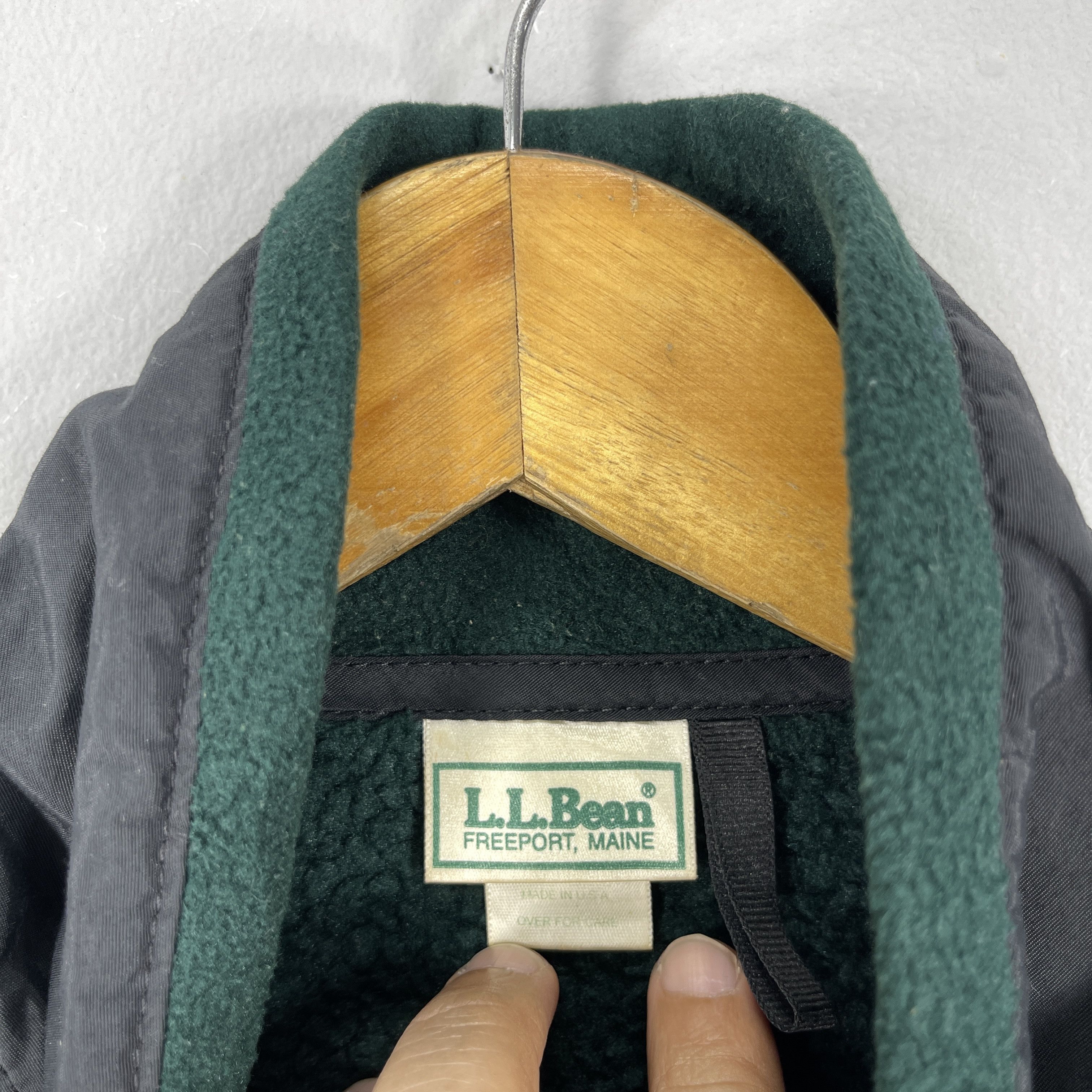 L.L. Bean Vintage 90's LL BEAN Multi Zipper Fleece Jacket Size US M / EU 48-50 / 2 - 5 Thumbnail