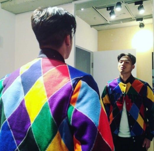 Supreme Supreme 15FW Harlequin Wool Varsity Jacket Multi Size US XL / EU 56 / 4 - 13 Thumbnail